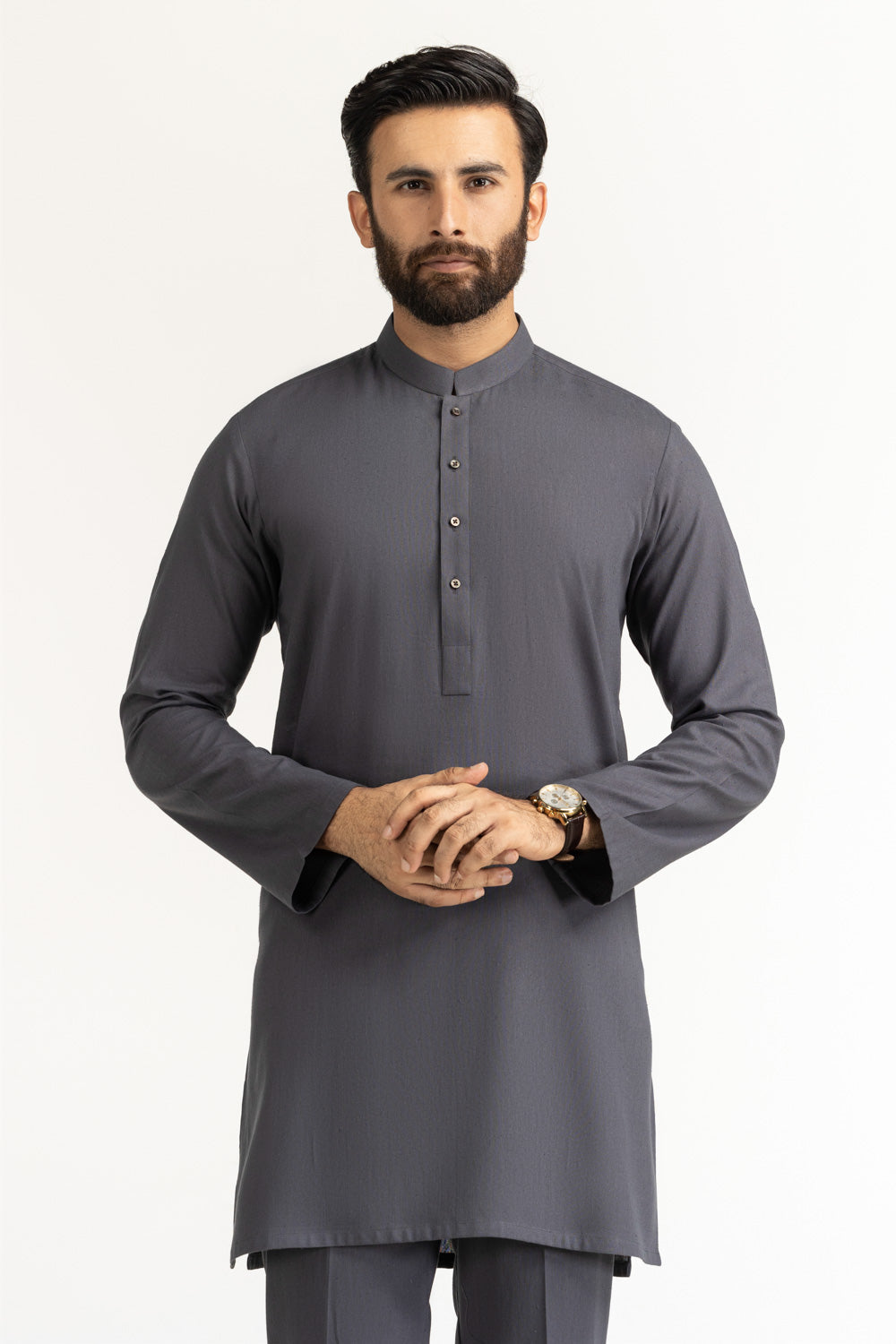 Short Length Kameez With Slim Straight Trouser Suit