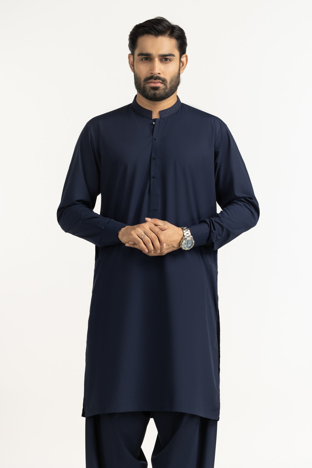 Regular Fit Embroidered Suits