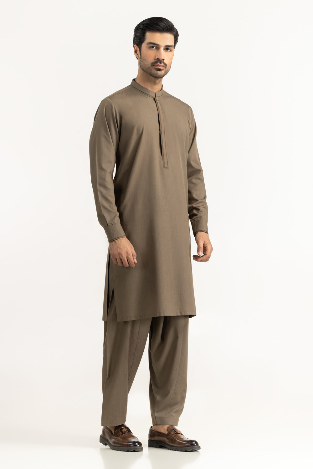 Regular Fit Embroidered Suits