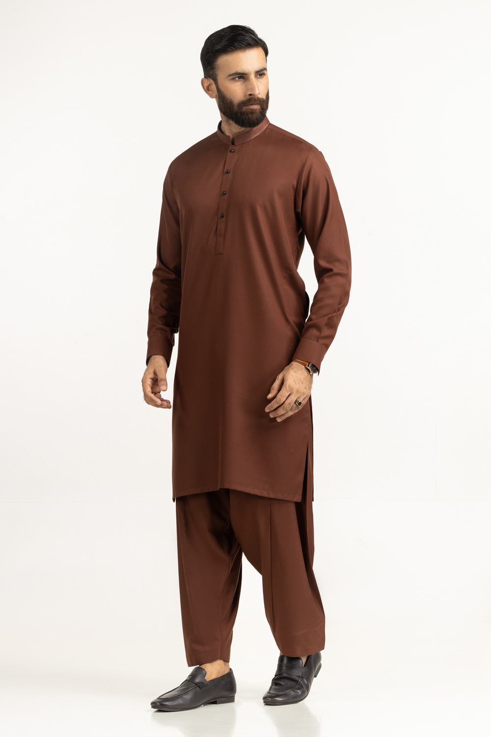 Regular Fit Embroidered Suits