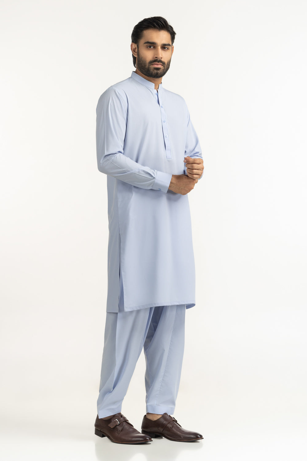 Regular Fit Embroidered Suits