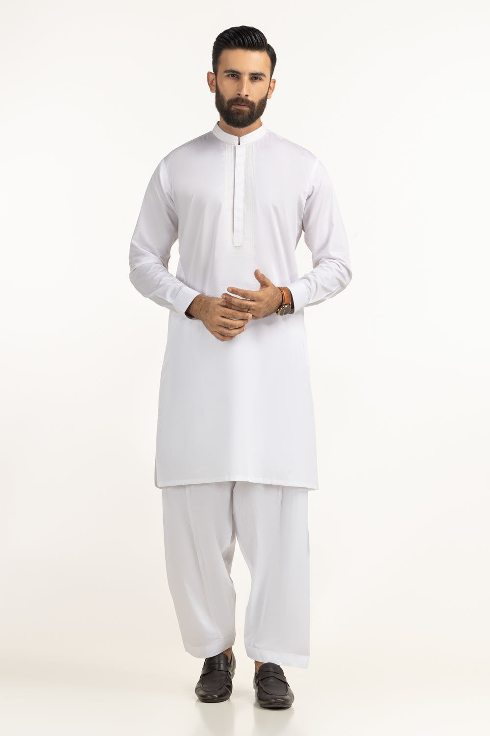 Regular Fit Embroidered Suits
