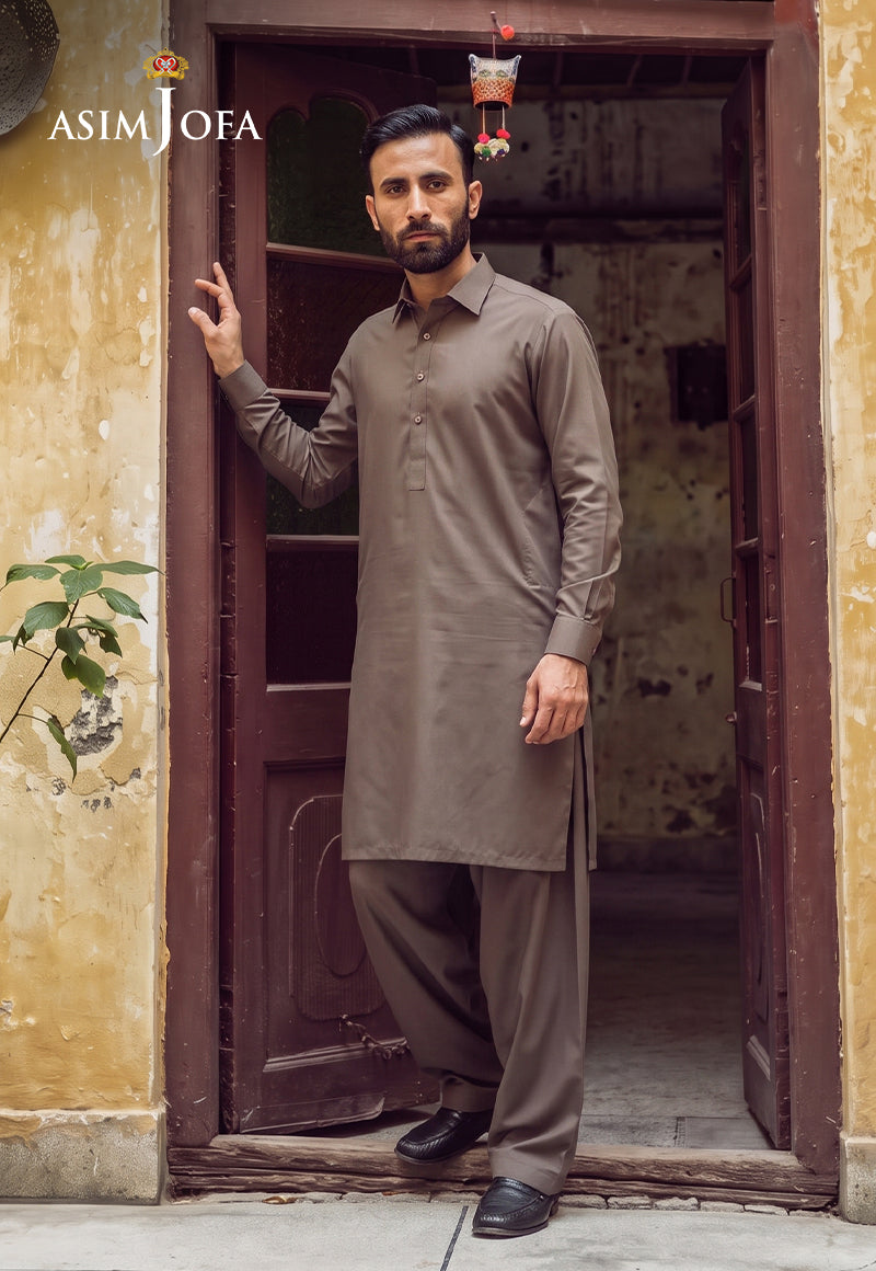 AJUBM-10 UNSTITCHED EGYPTIAN COTTON 2PC