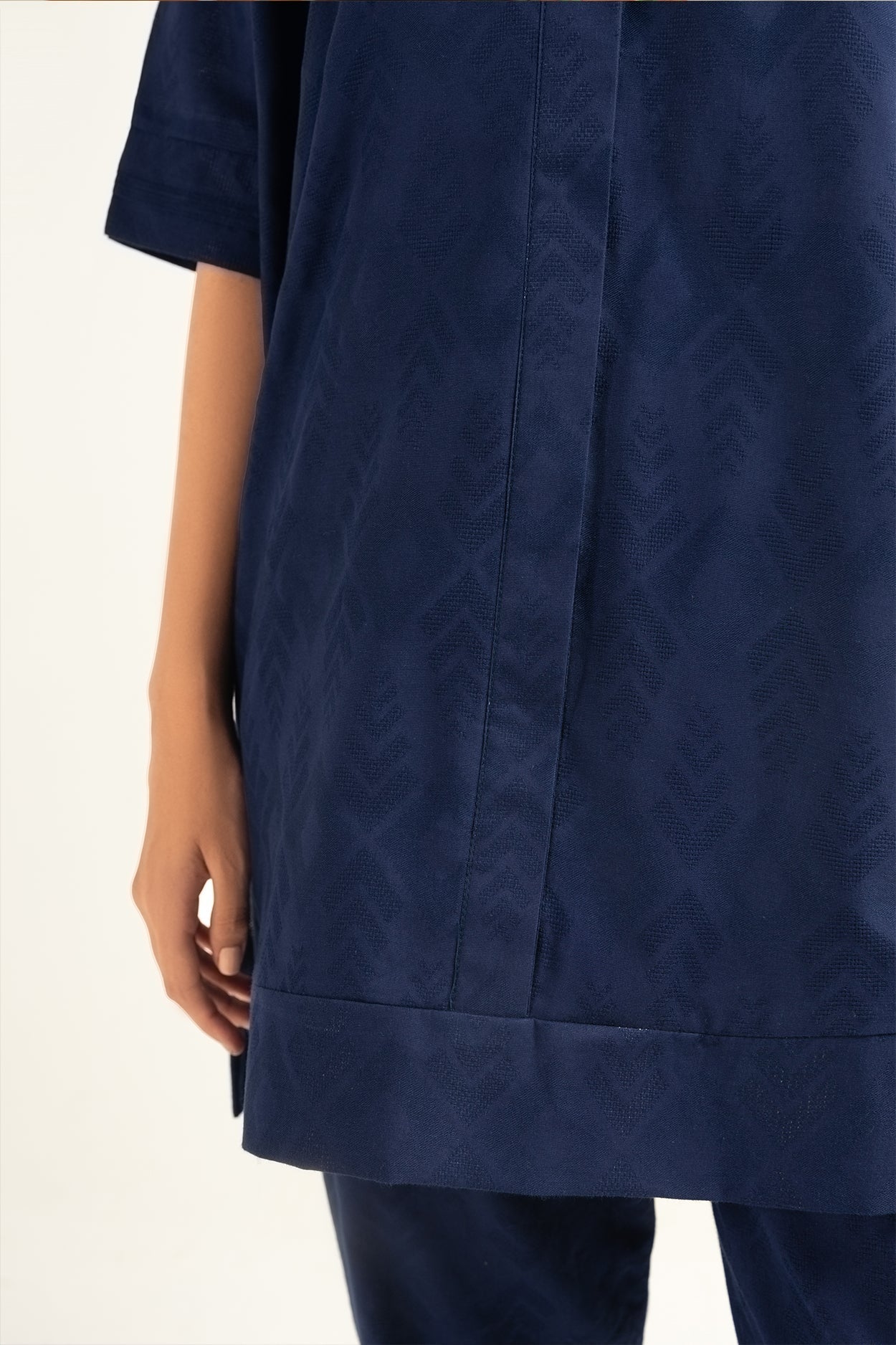 2 Piece - Printed Silk Suit