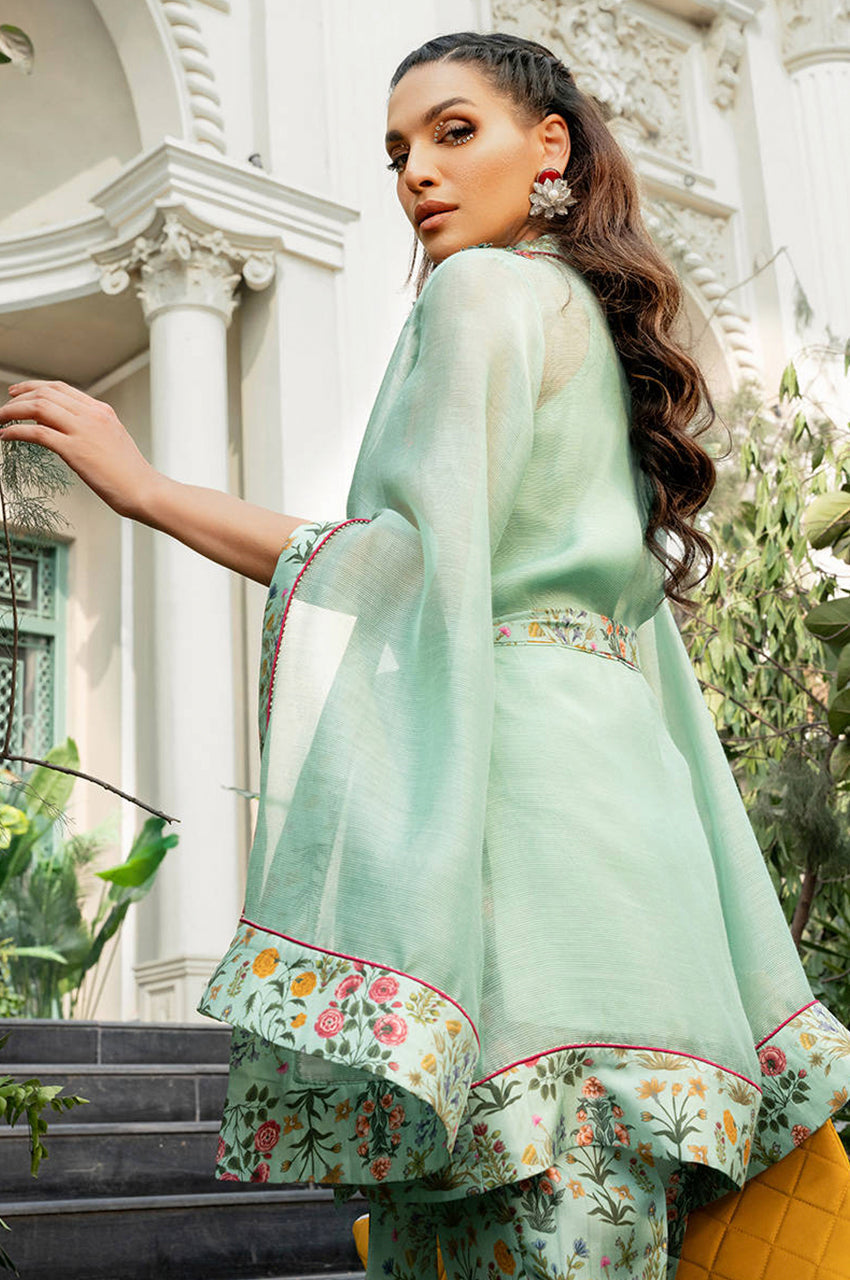 Mint Aroma - Wrap,Pants,Slip & Belt