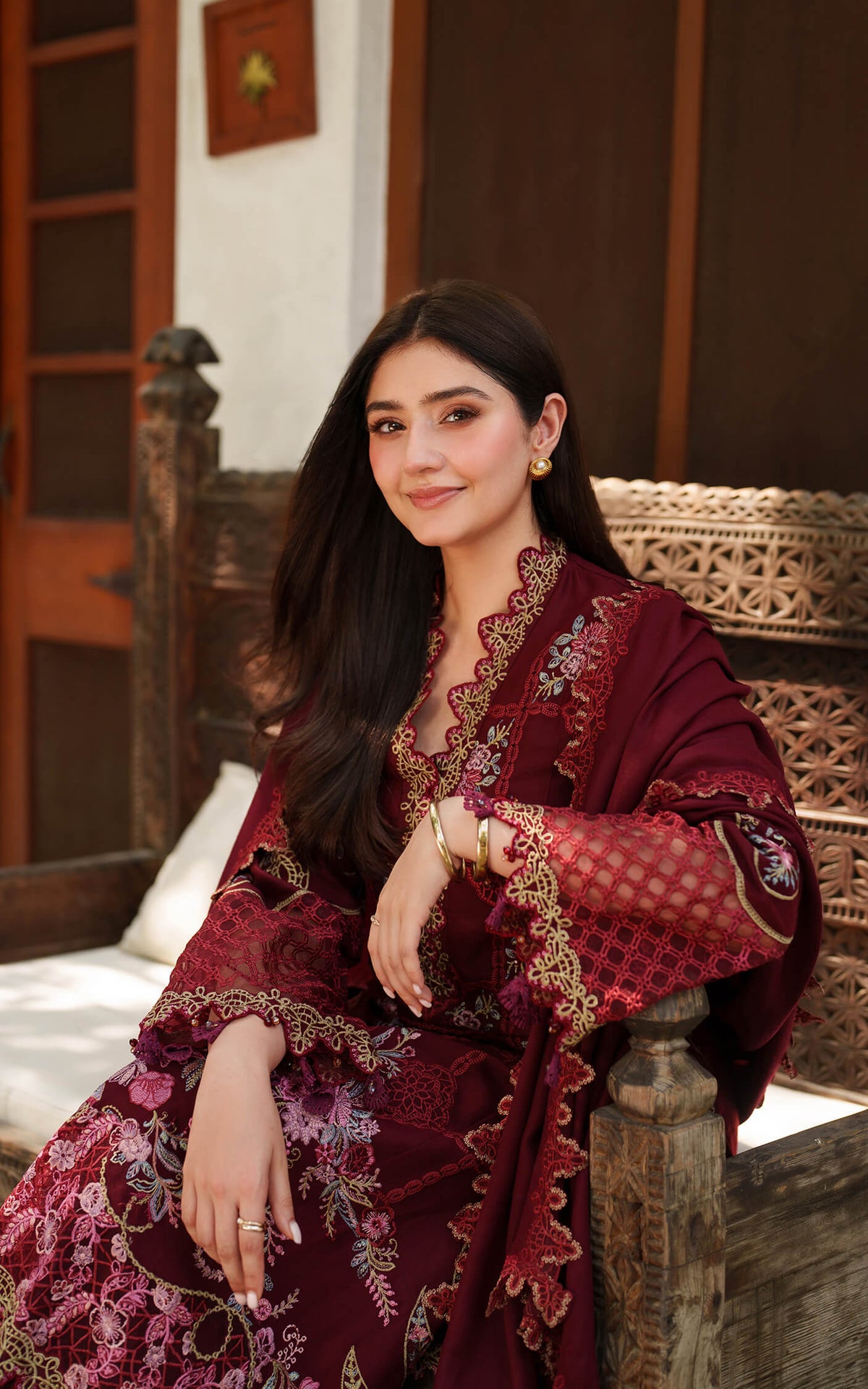 Mira LWC25-05 | 3pcs Embroidered Unstitched Winter