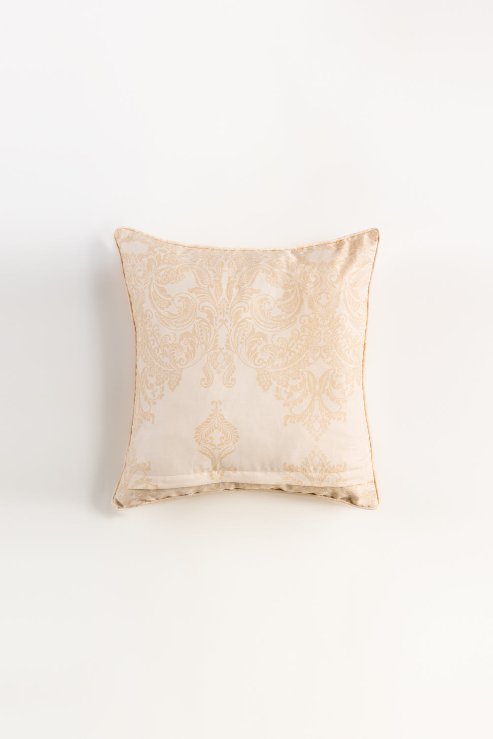 Misty Green Embroidered Square Cushion Cover