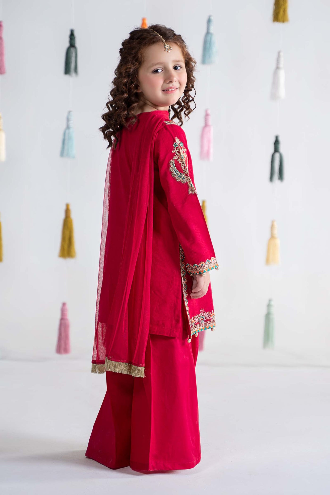 3 Piece Embroidered Doria Cotton Suit