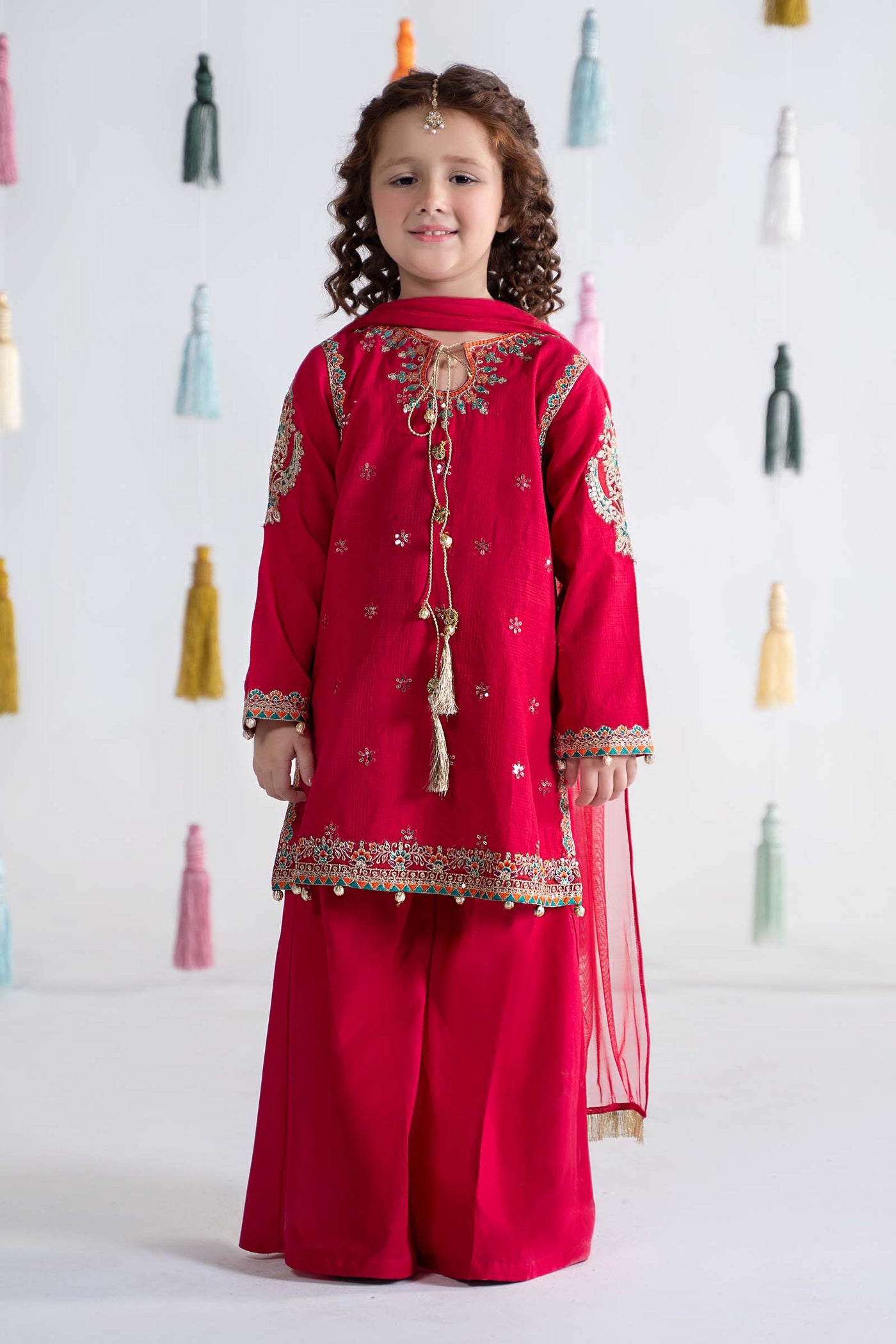 3 Piece Embroidered Doria Cotton Suit
