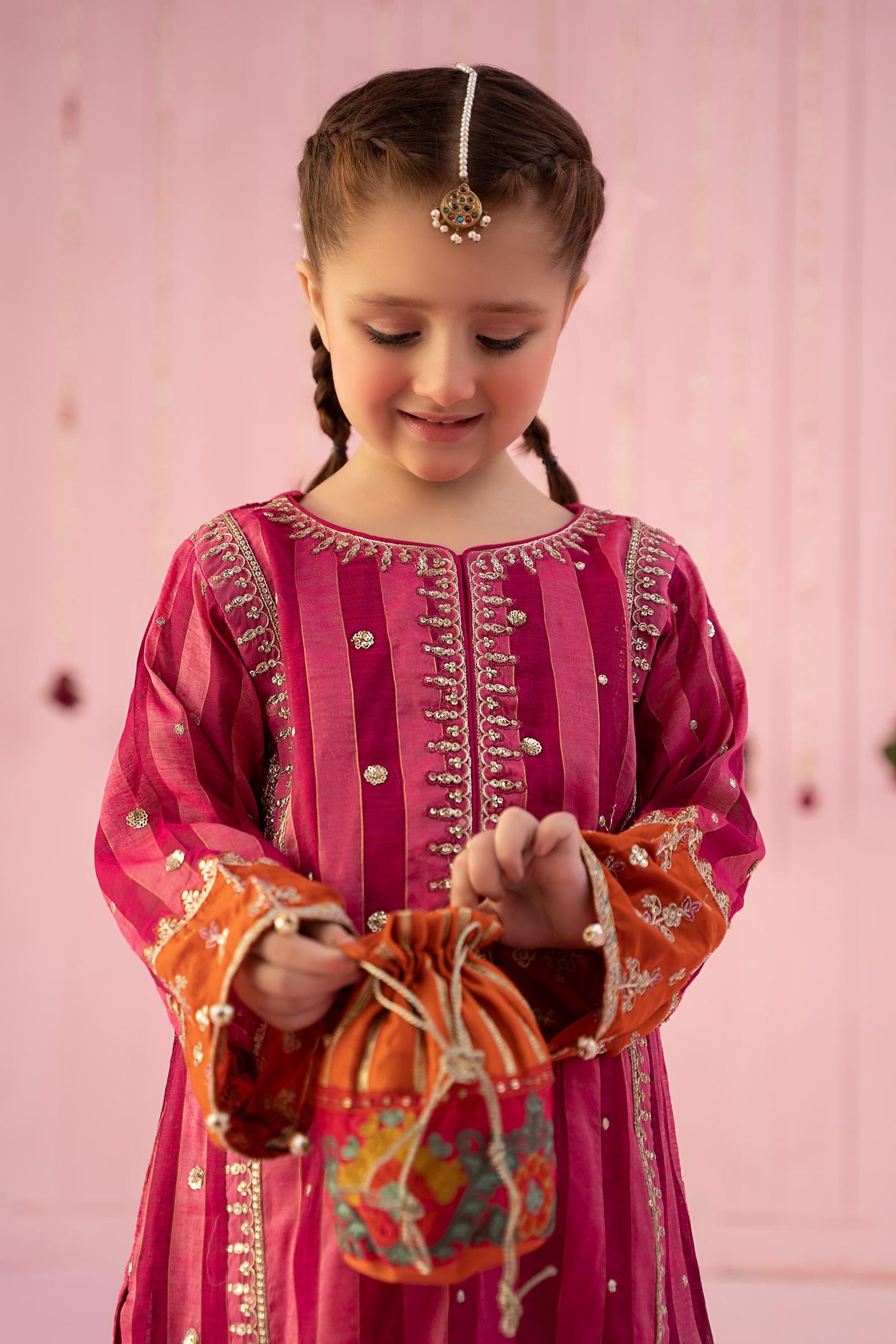 3 Piece Embroidered Yarn Dyed Suit