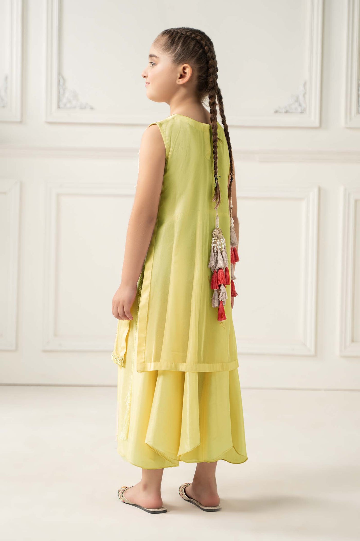 2 Piece Embroidered Polyester Net Suit