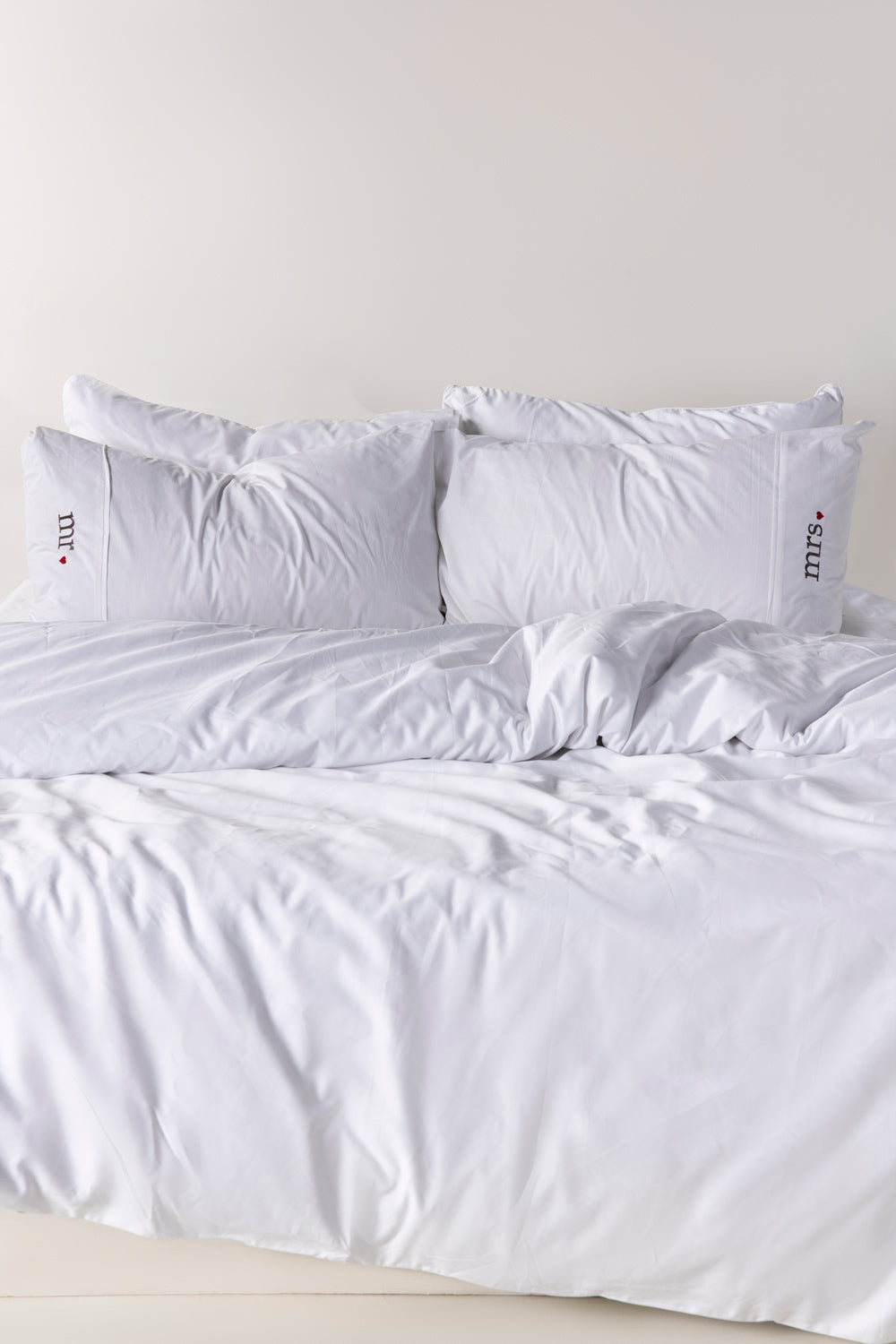 Mr and Mrs Dyed 2pcs Pillow Covers 26