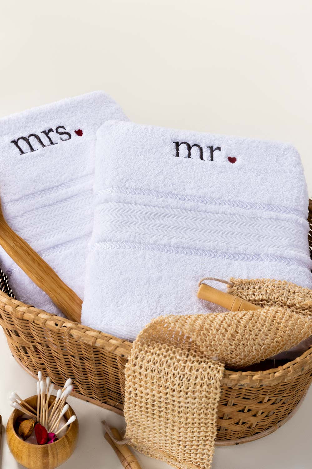 Mrs Combed Embroidered Towel 26