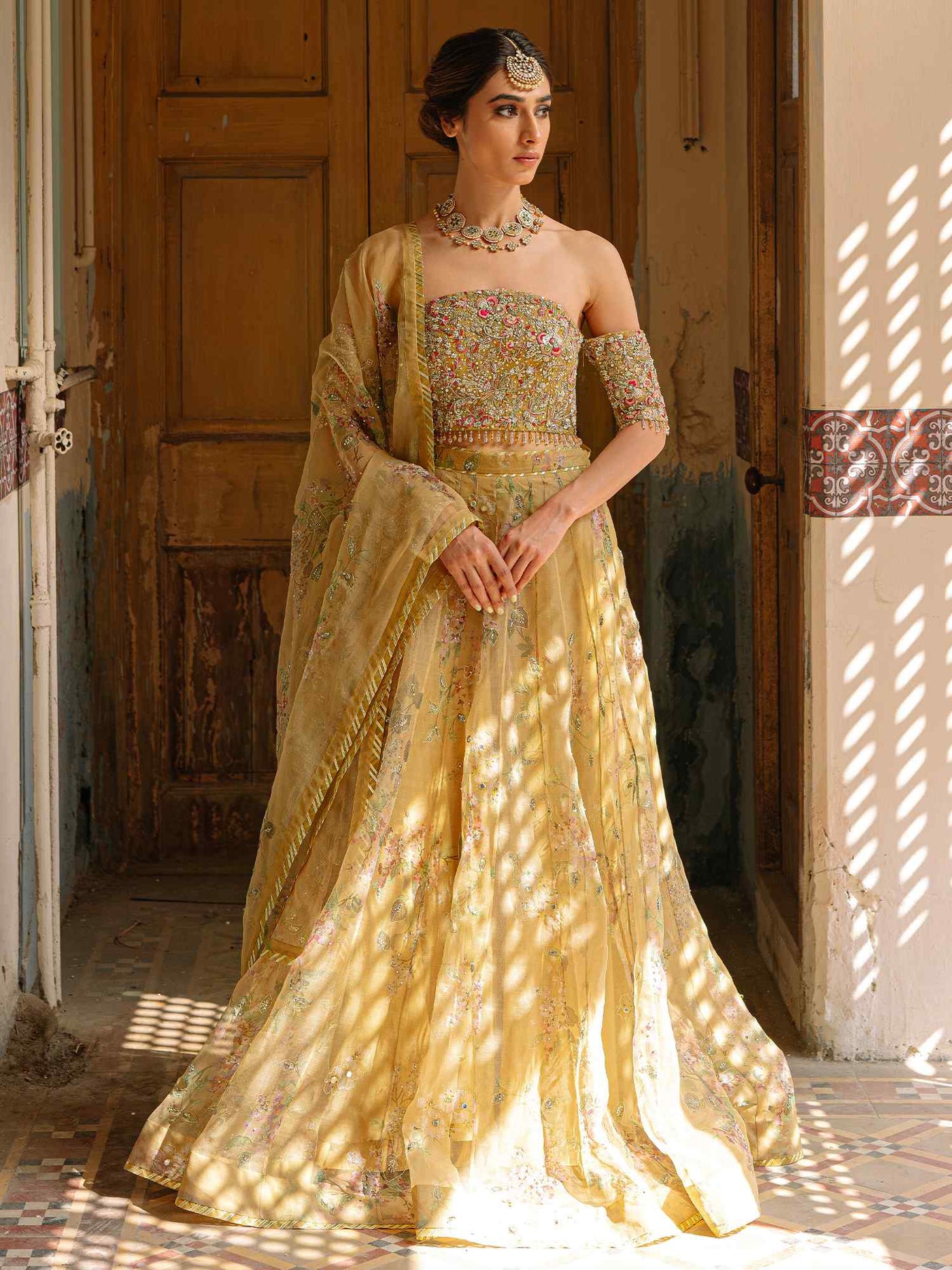 Blouse, Lehenga & Dupatta