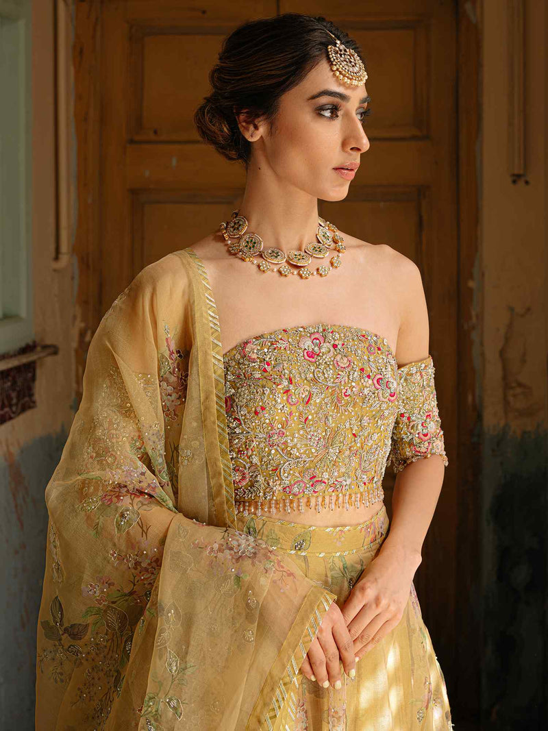 Blouse, Lehenga & Dupatta