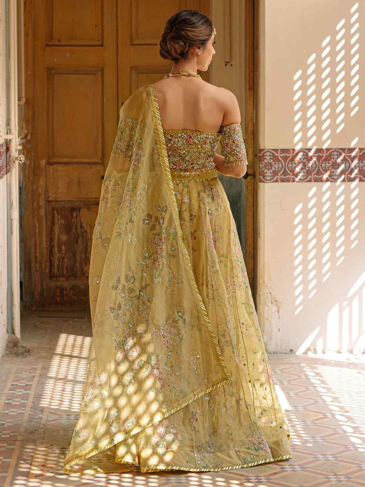 Blouse, Lehenga & Dupatta