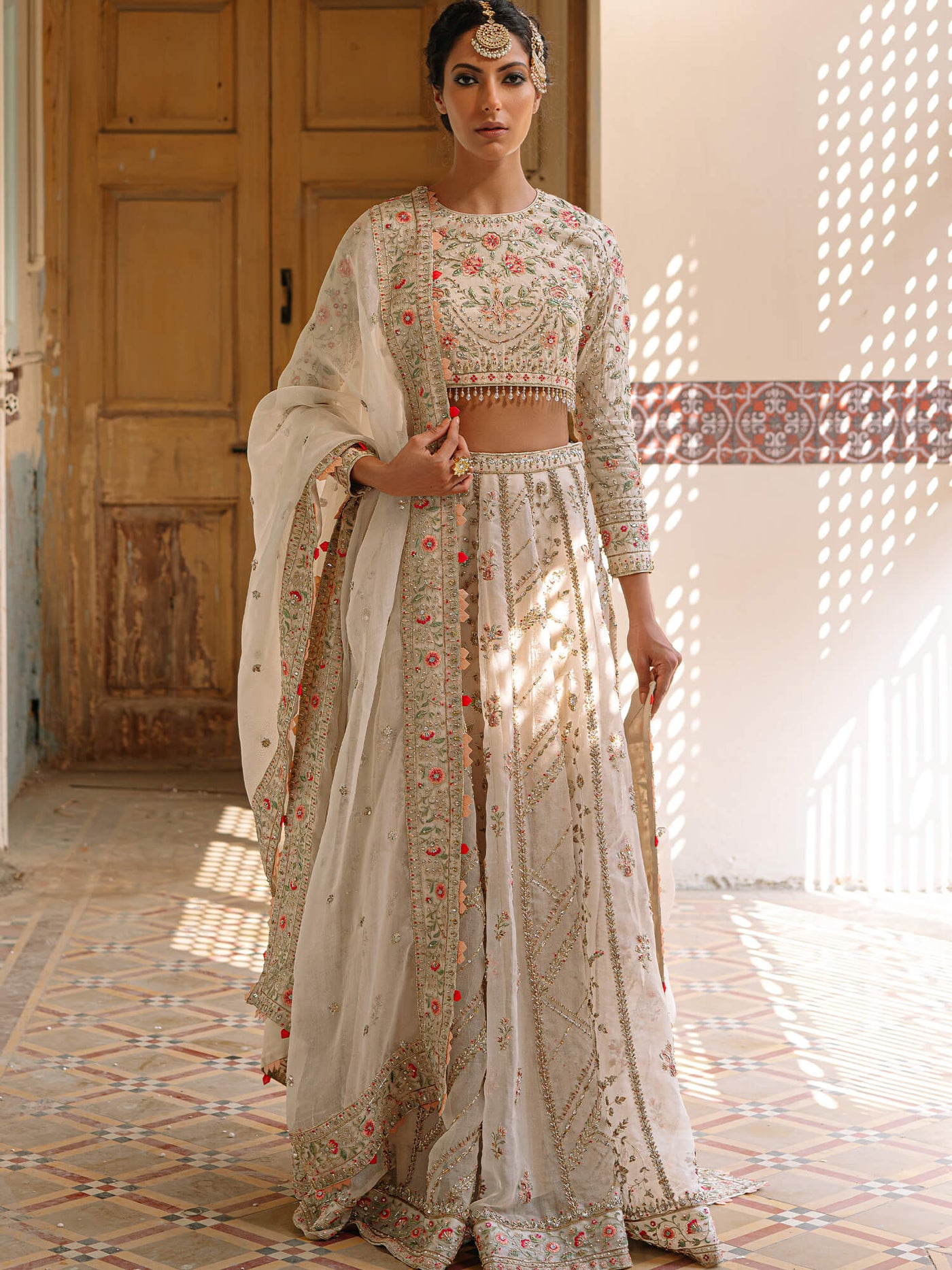 Blouse, Lehenga & Dupatta