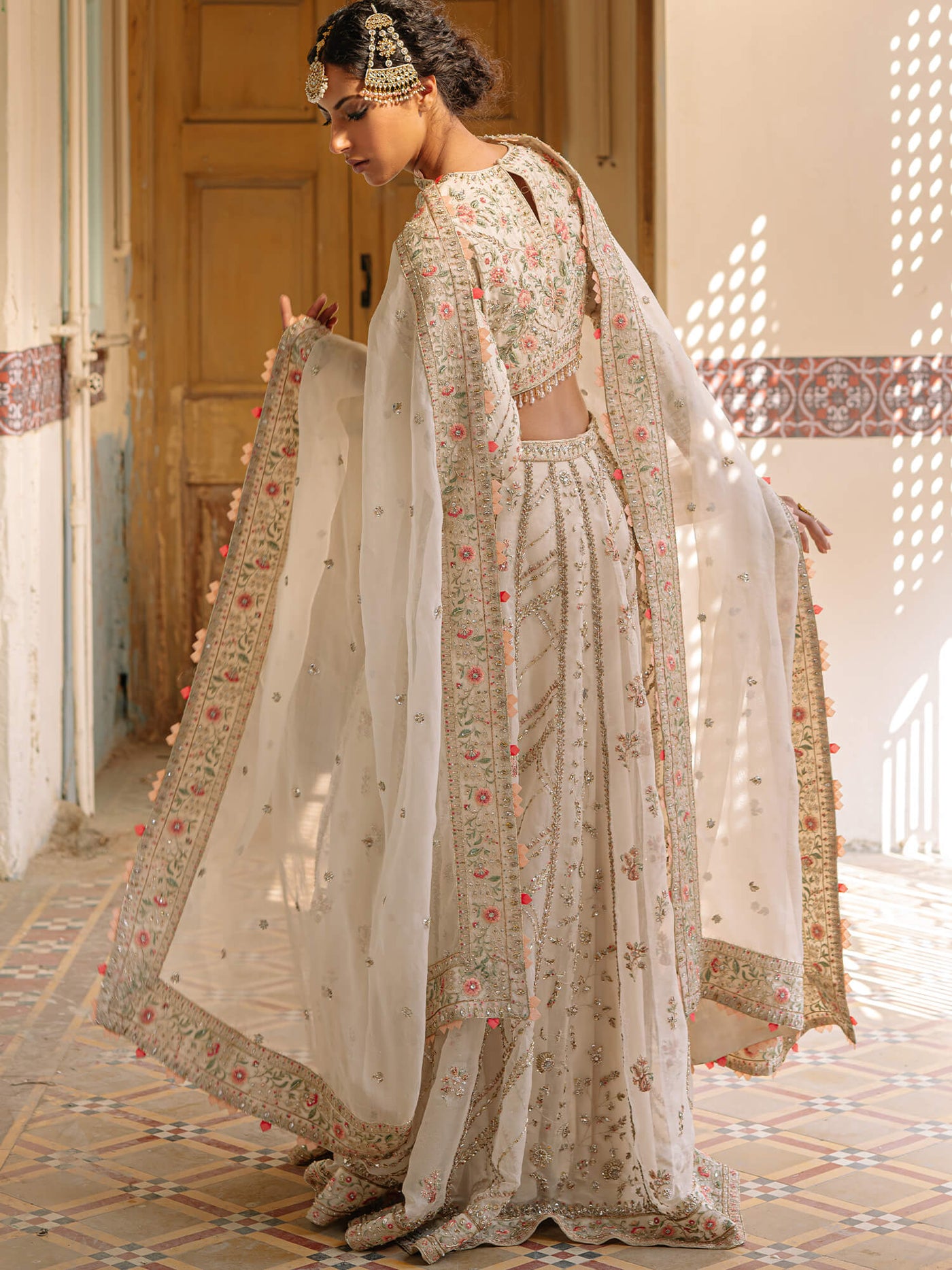 Blouse, Lehenga & Dupatta