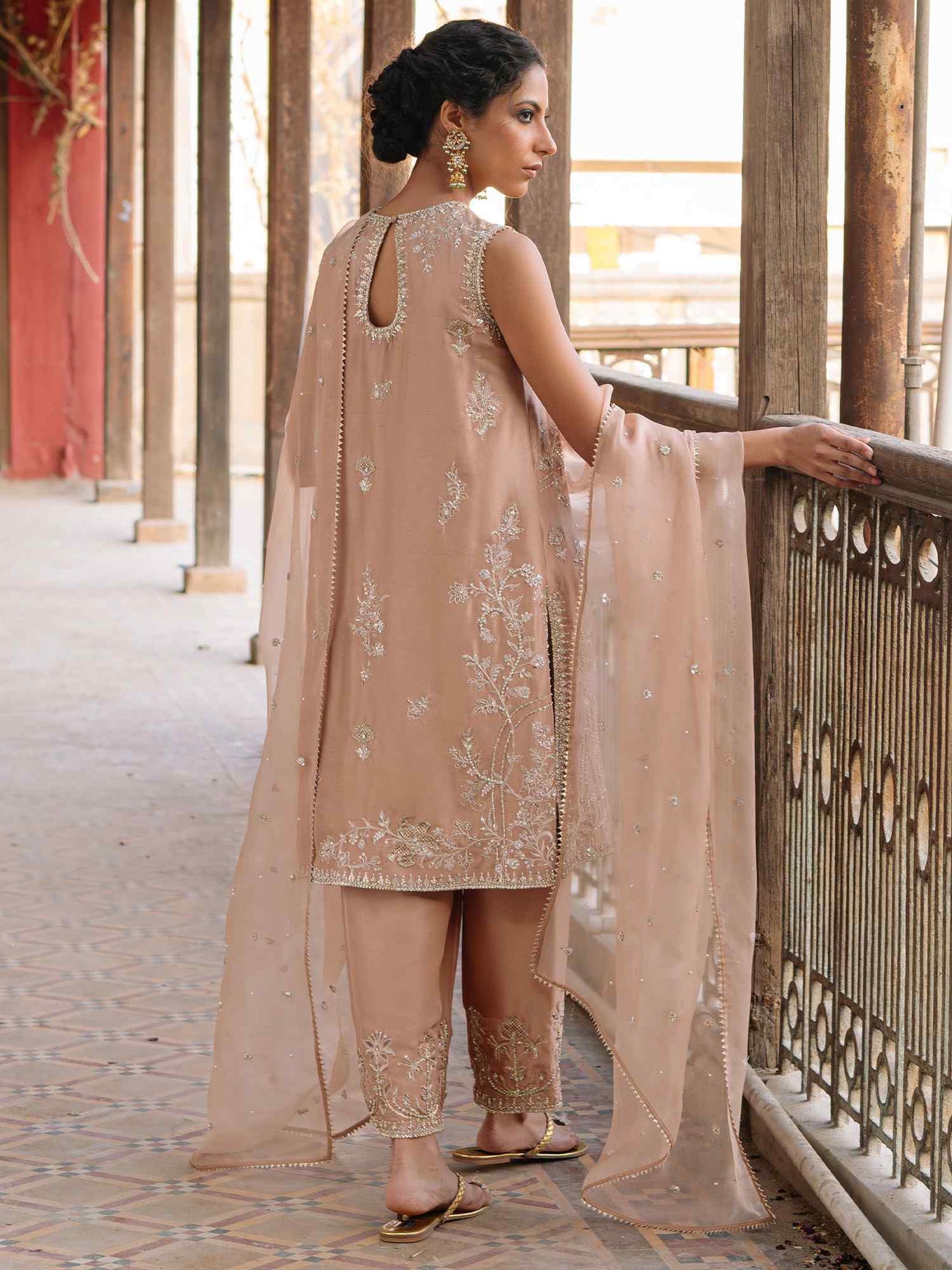 Natasha, Izaar & Dupatta
