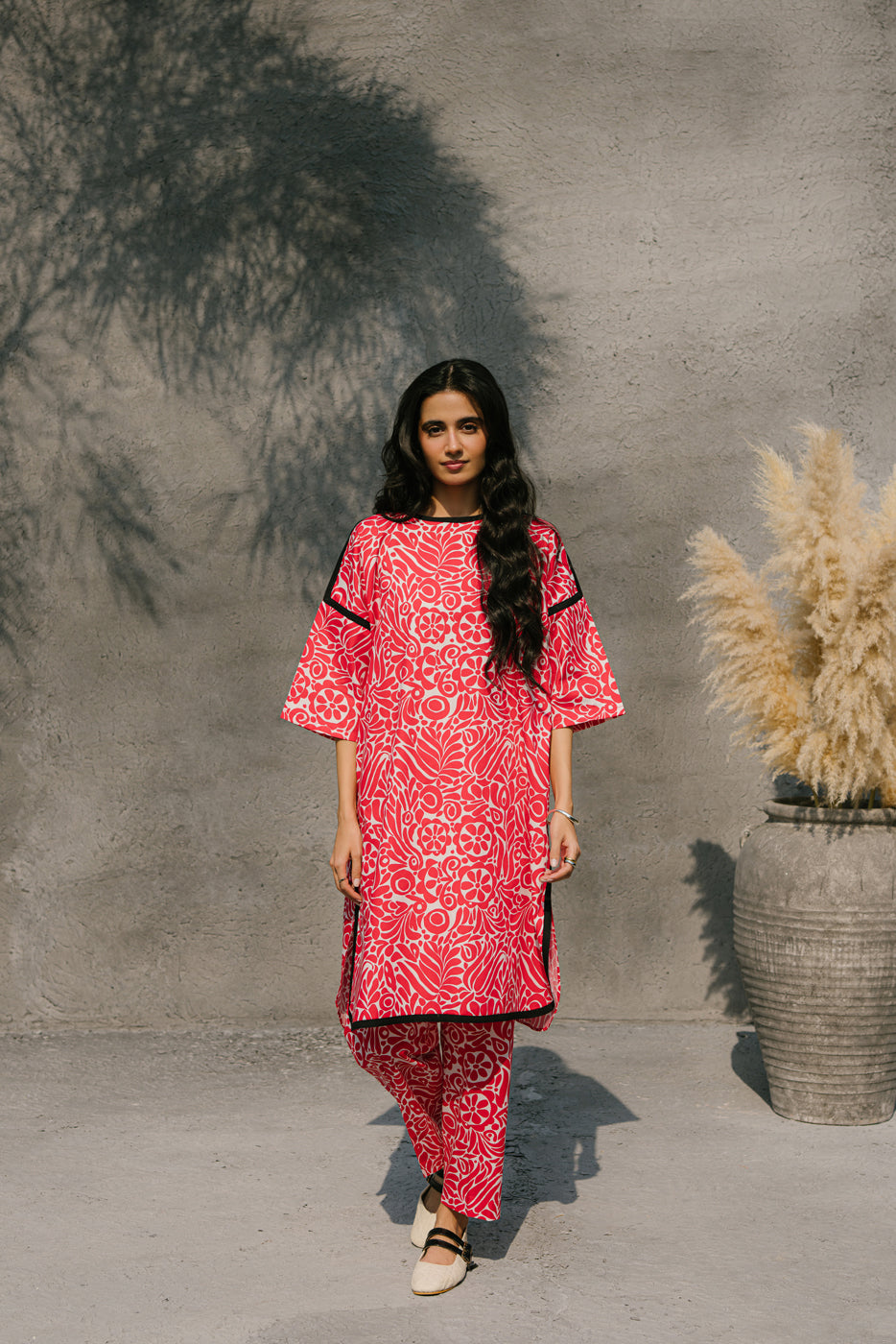 Printed Cambric Shirt (Pret)