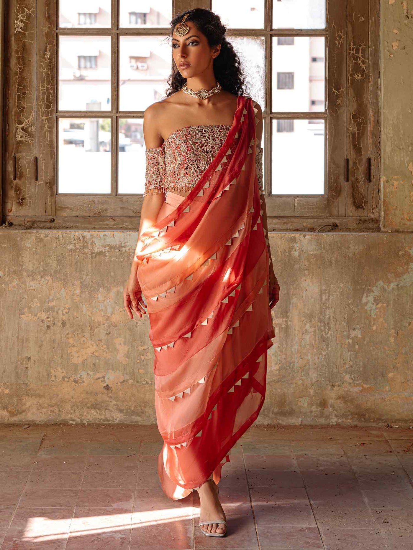 Choli W Skirt Dupatta