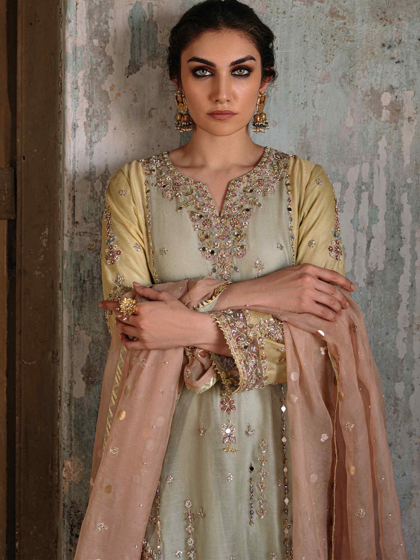 ALISHA, DUPATTA &amp; SKINNY SHALWAR
