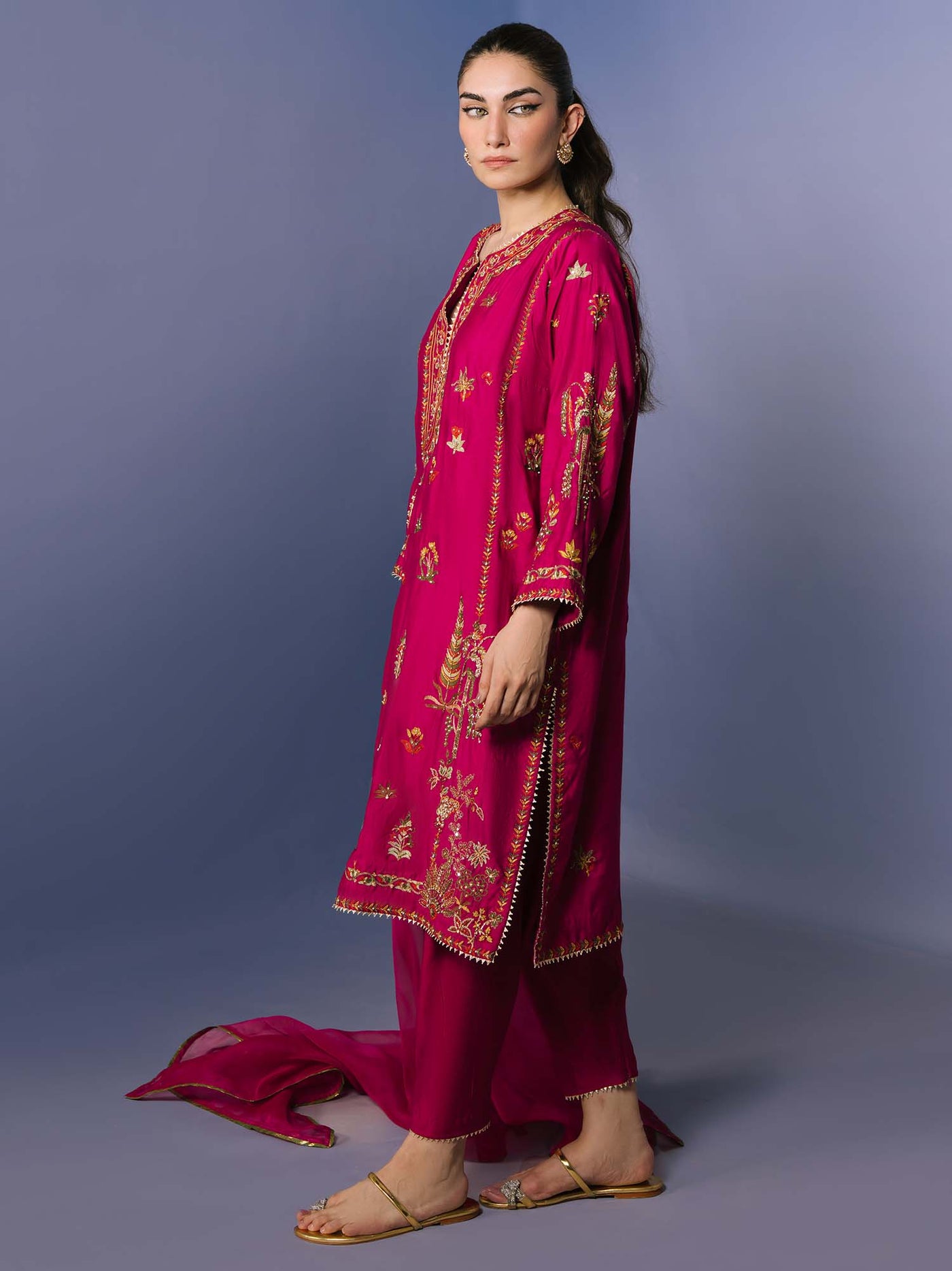 RAYA, SKINNY SHALWAR & DUPATTA