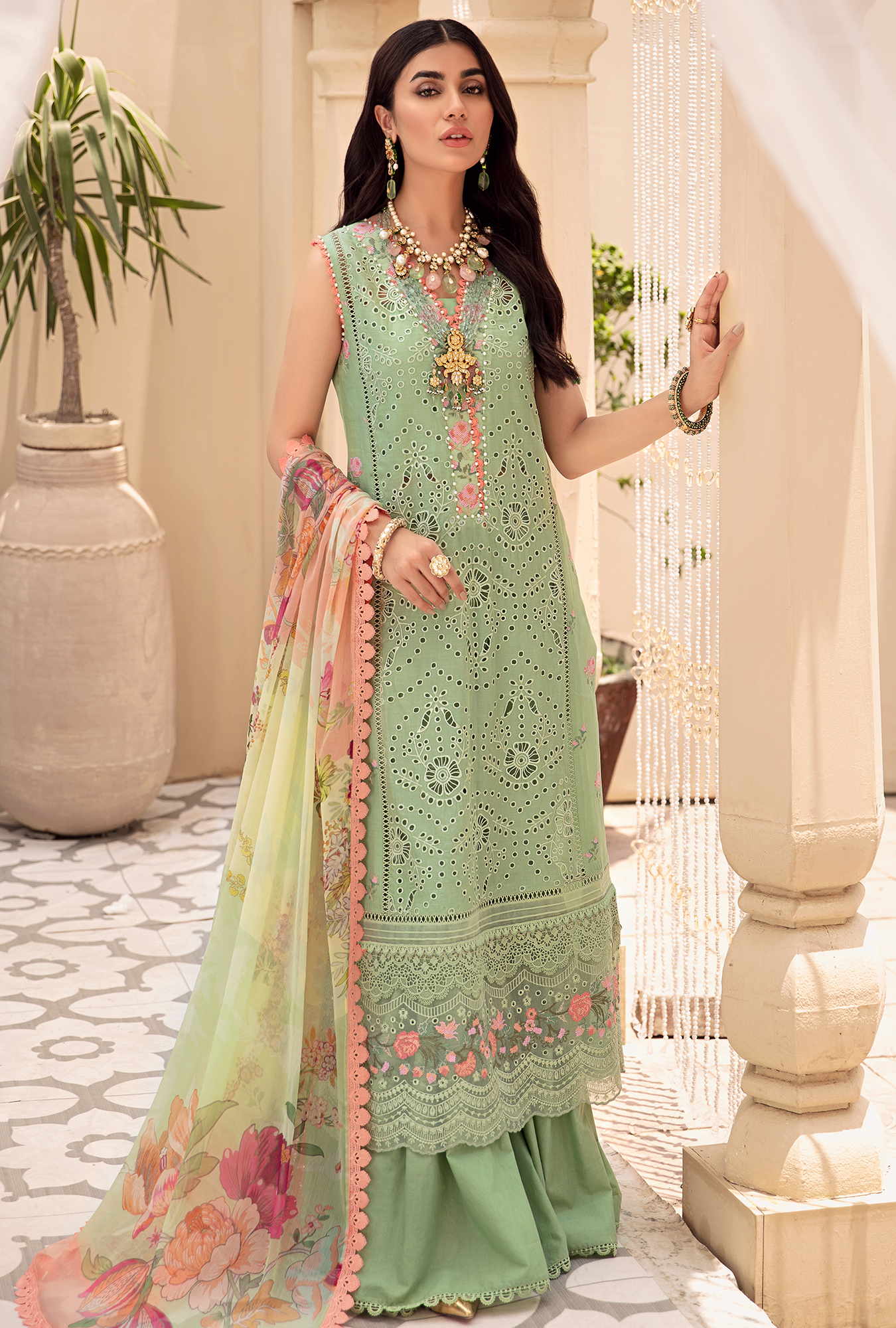 3 Piece Embroidered Lawn Suit