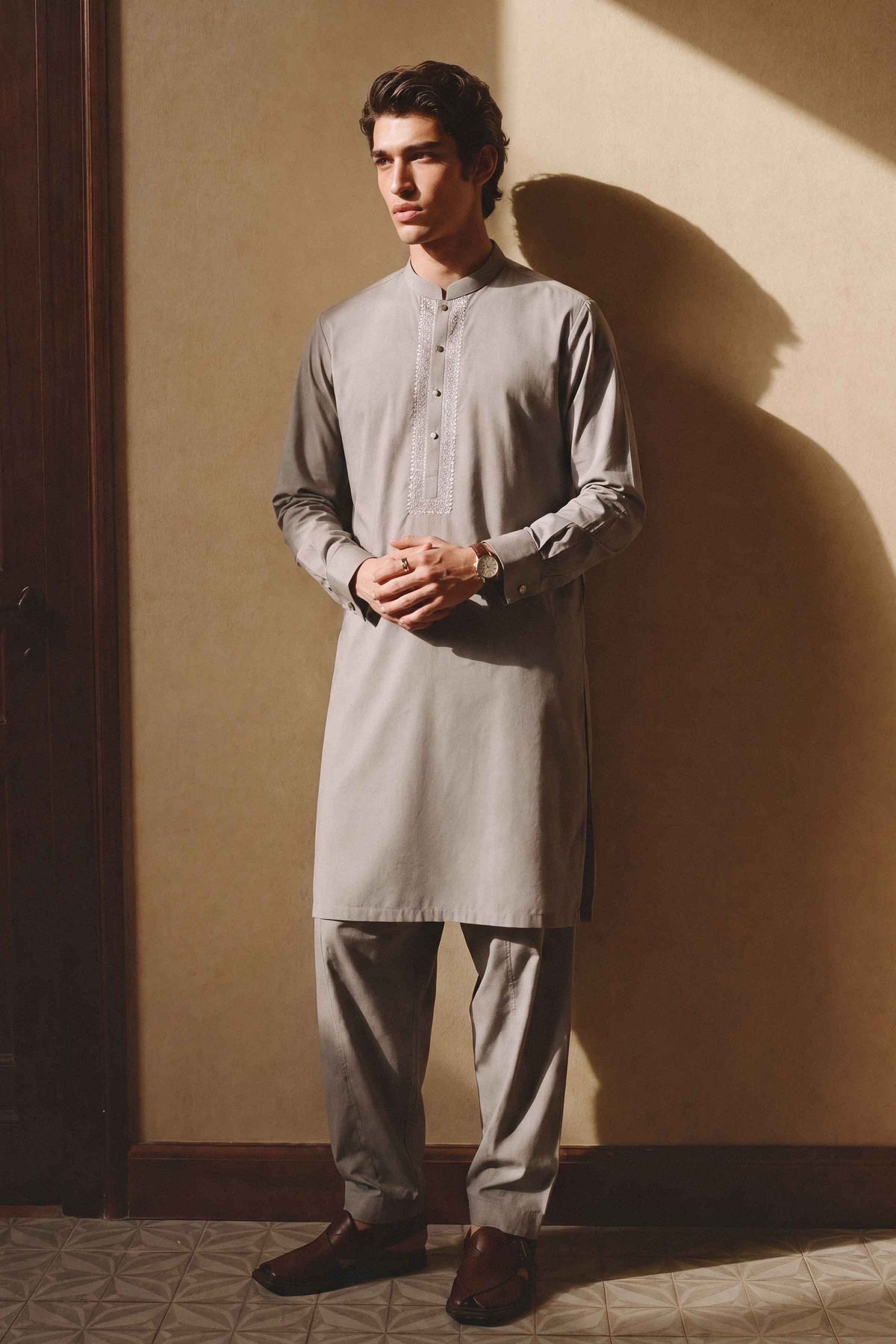 2 Piece - Embroidered Suit - NLWS26-10