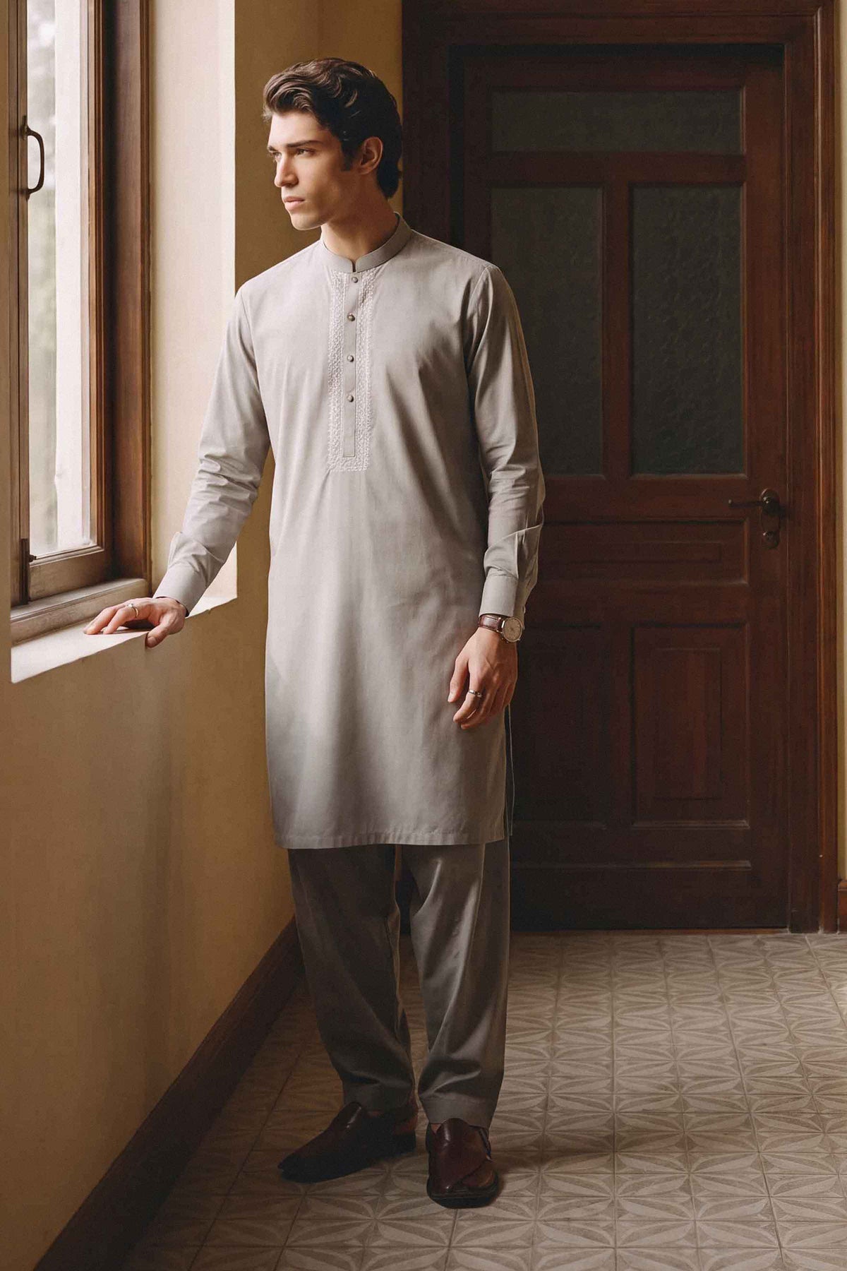 2 Piece - Embroidered Suit - NLWS26-10