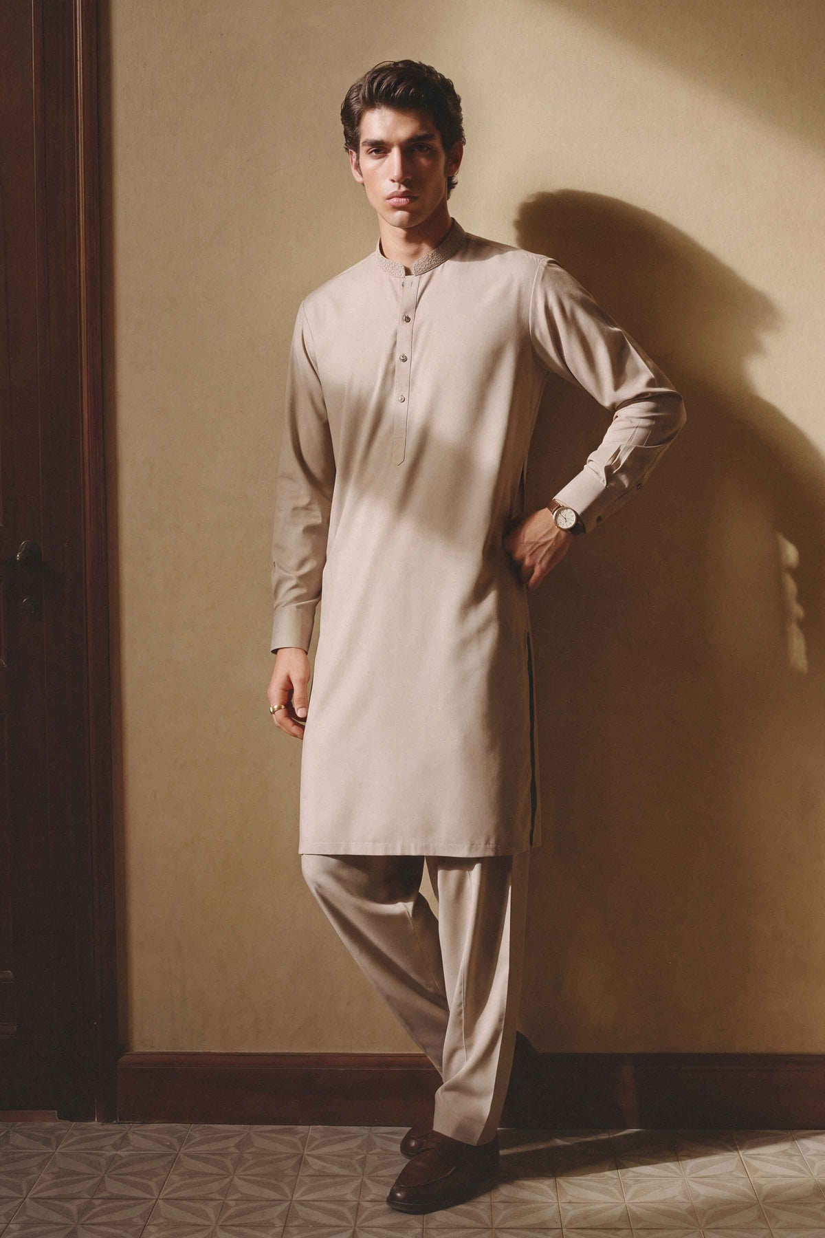 2 Piece - Embroidered Suit - NLWS26-13
