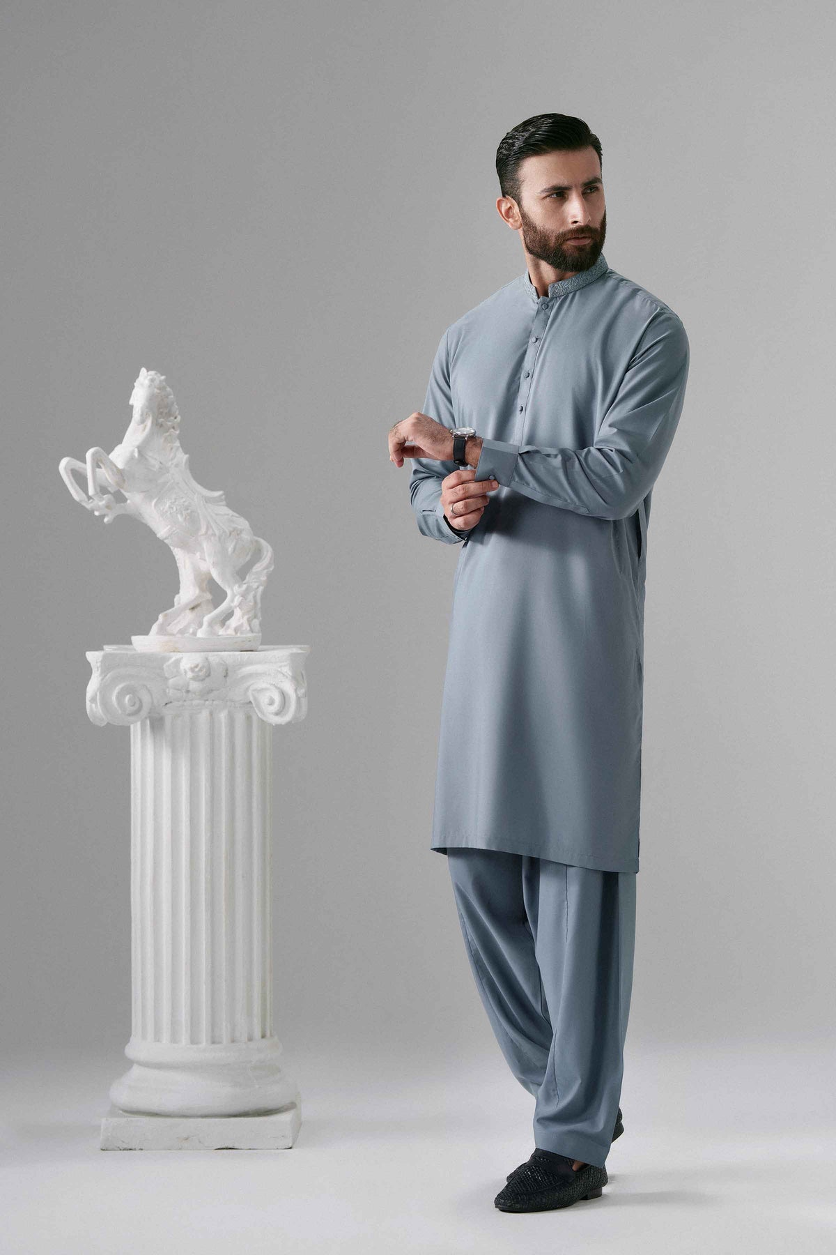 2 Piece - Embroidered Suit - NLWS26-14