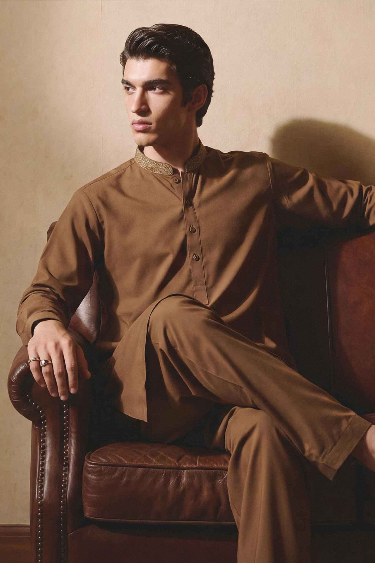 2 Piece - Embroidered Suit - NLWS26-18