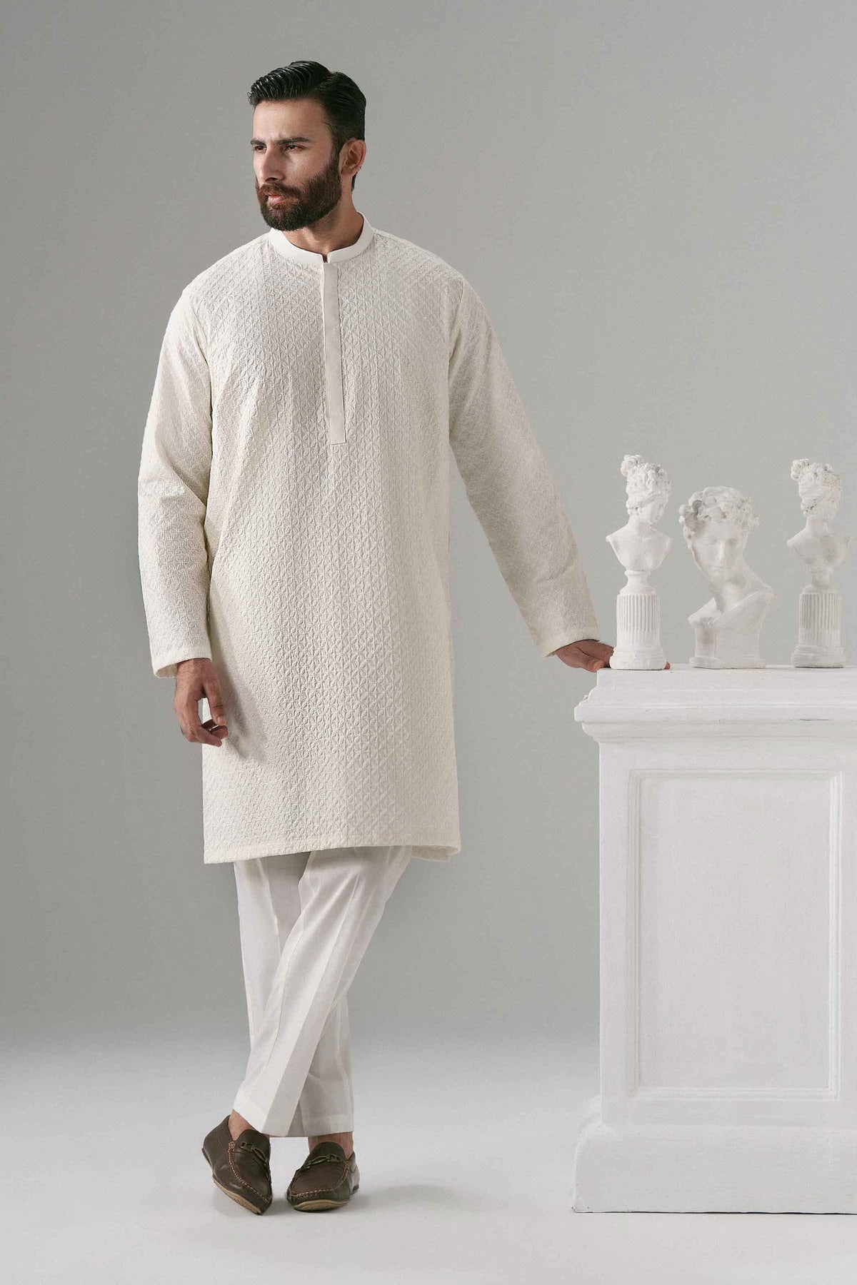 2 Piece - Embroidered Suit - NLWS26-24