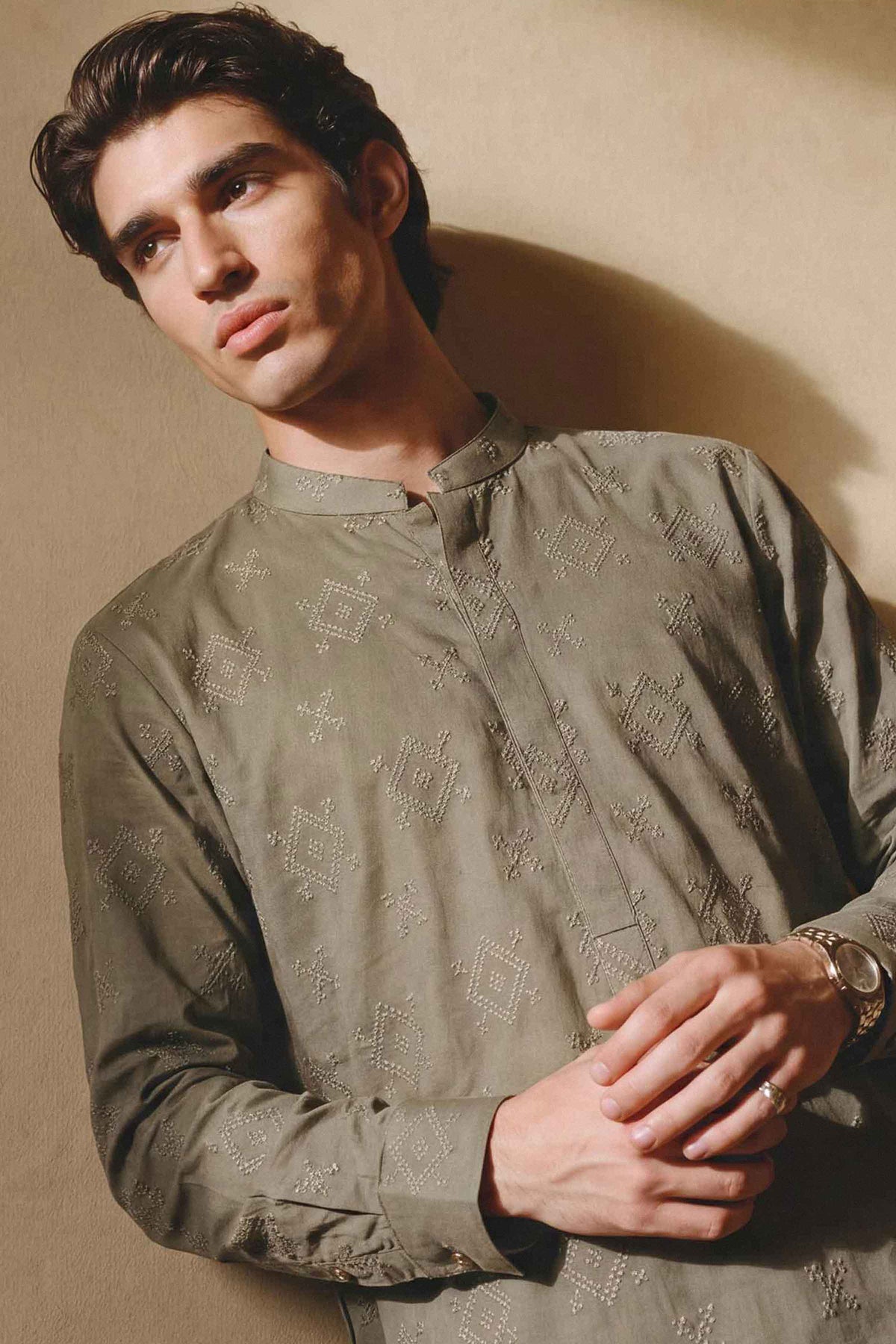 2 Piece - Embroidered Suit - NLWS26-25