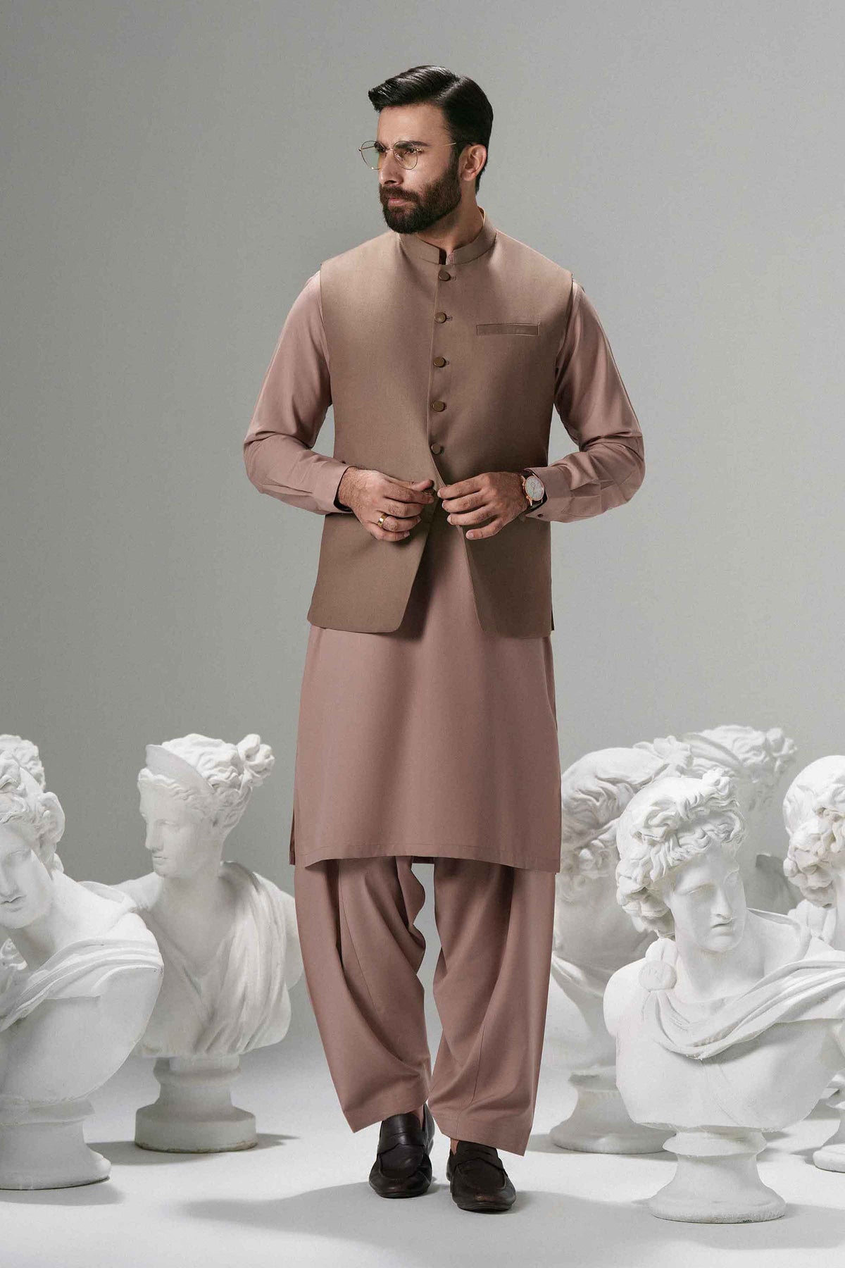 2 Piece - Embroidered Suit - NLWS26-20