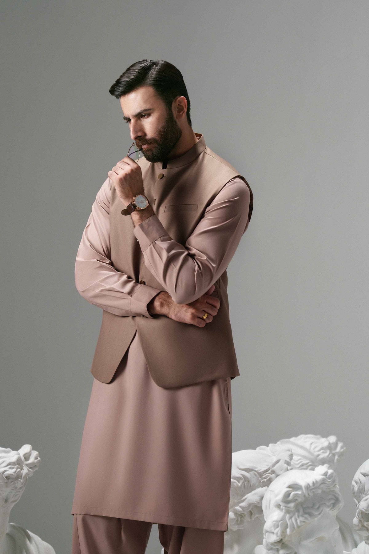 2 Piece - Embroidered Suit - NLWS26-20