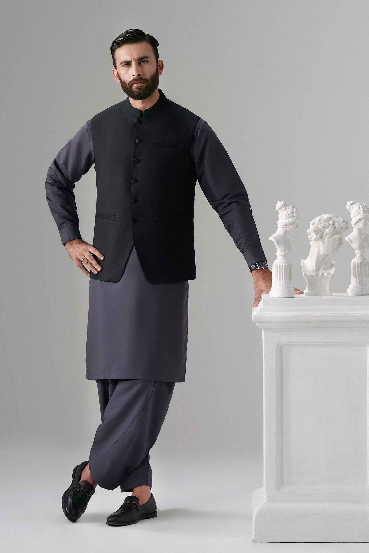 2 Piece - Embroidered Suit - NLWS26-07