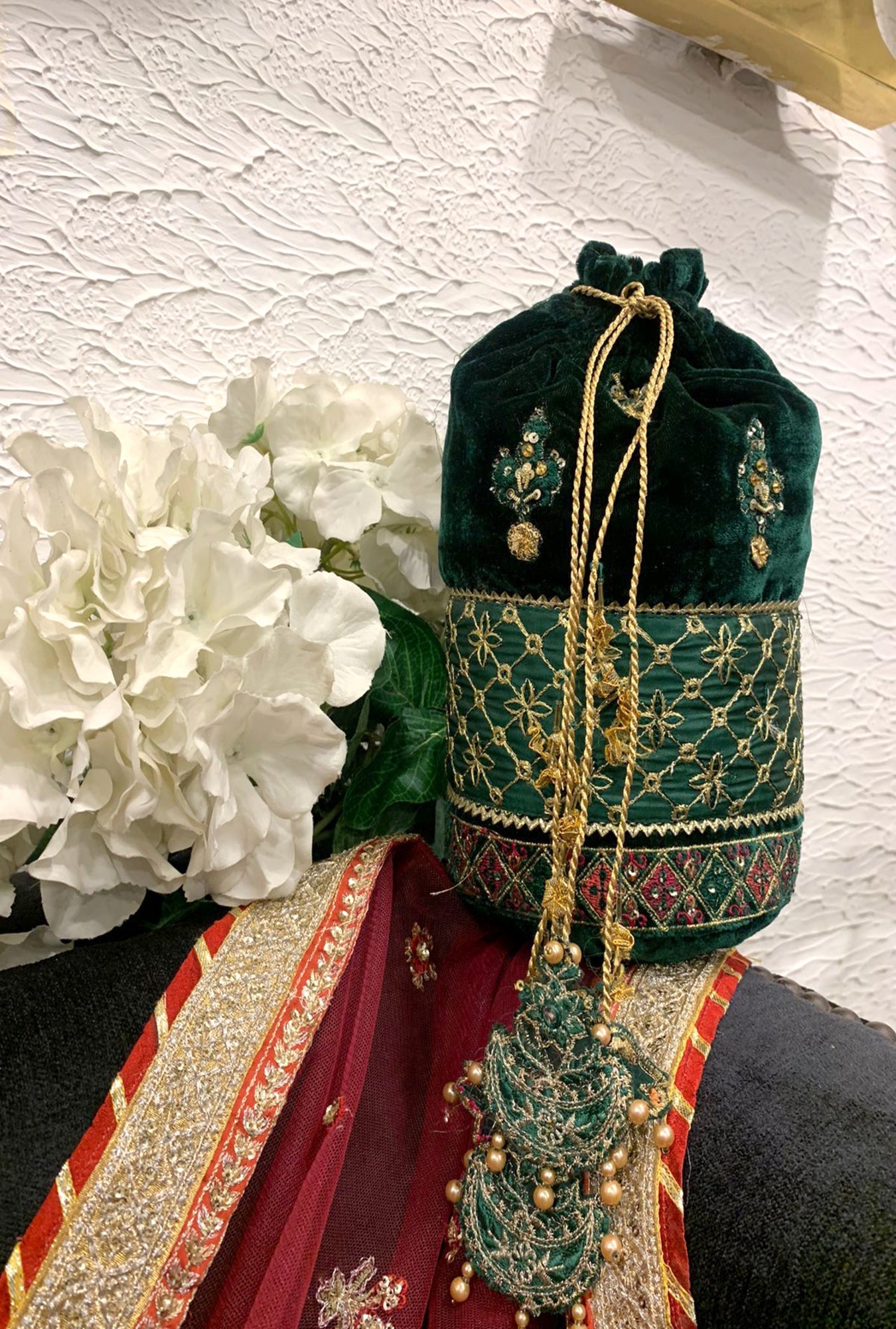 WED-POTLIBAG-D9-BOTTLE-GREEN