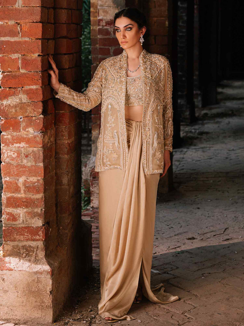 Rani Jacket W Choli Sari Skirt