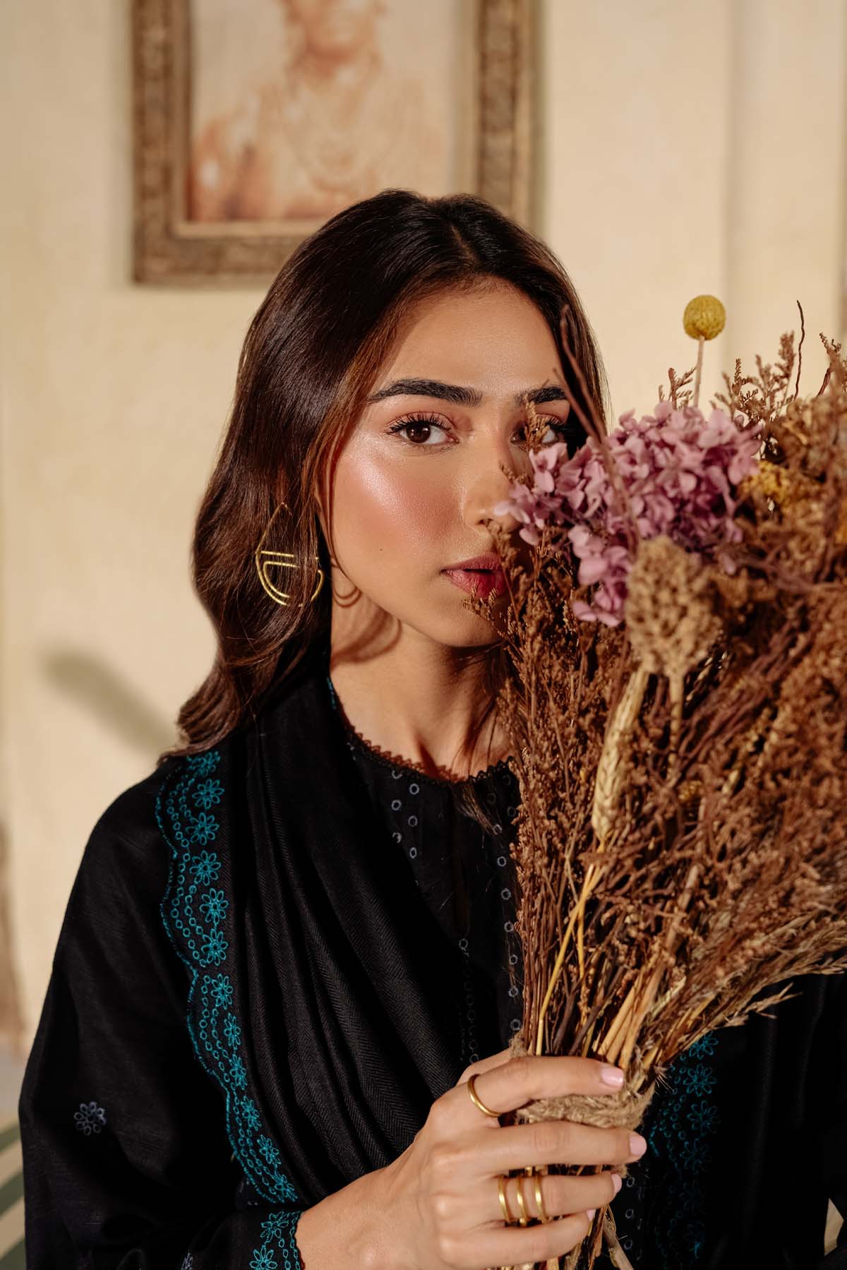 Embroidered Khaddar 3 Piece