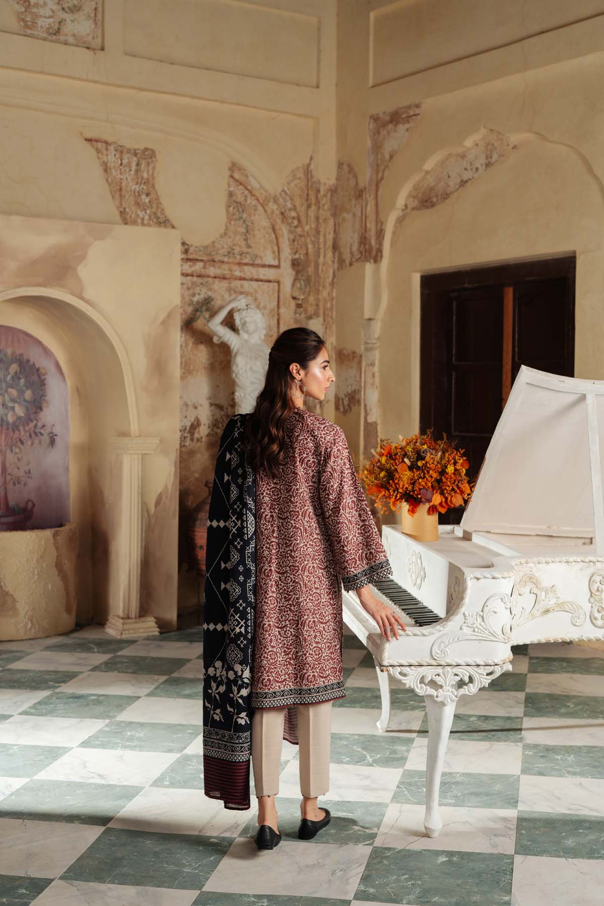Printed Khaddar - 3 Piece
