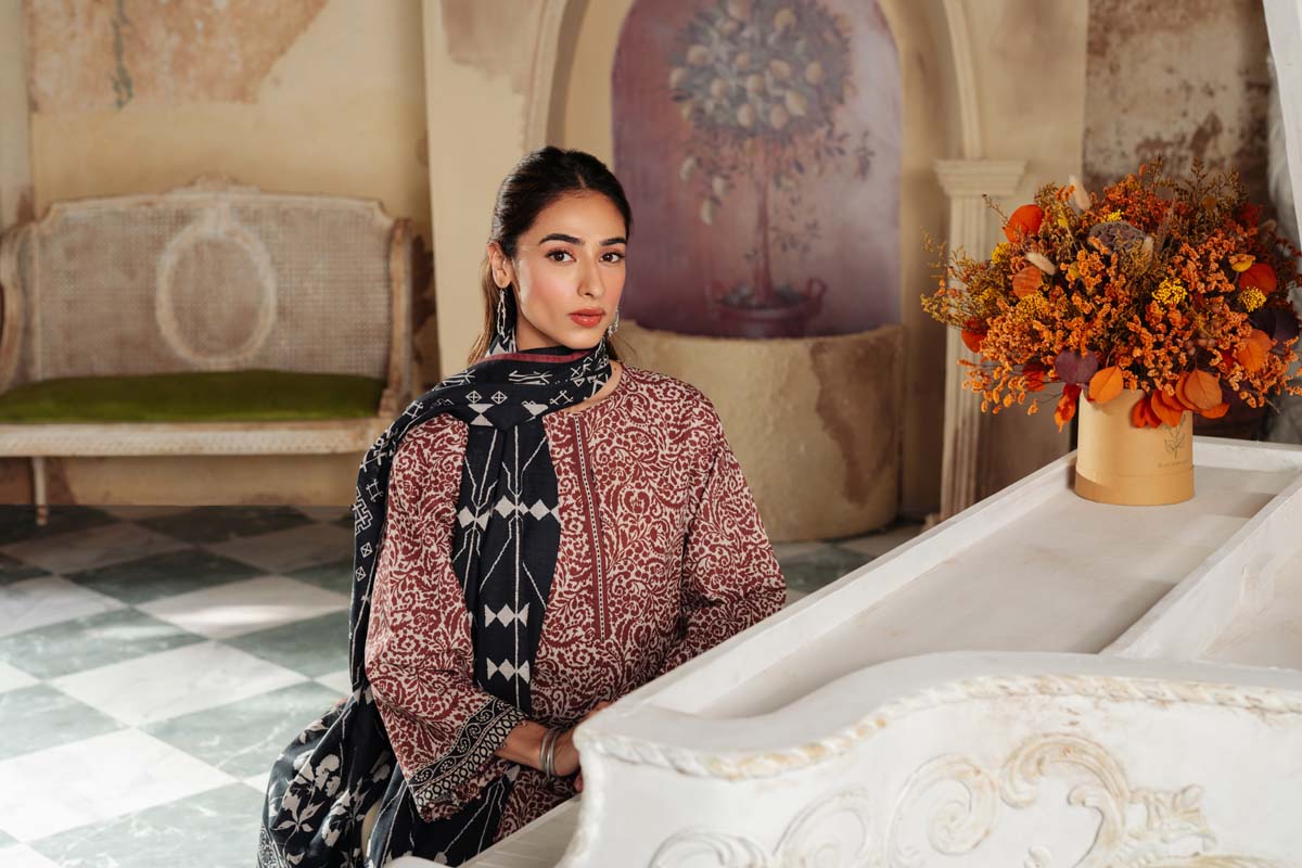 Printed Khaddar - 3 Piece