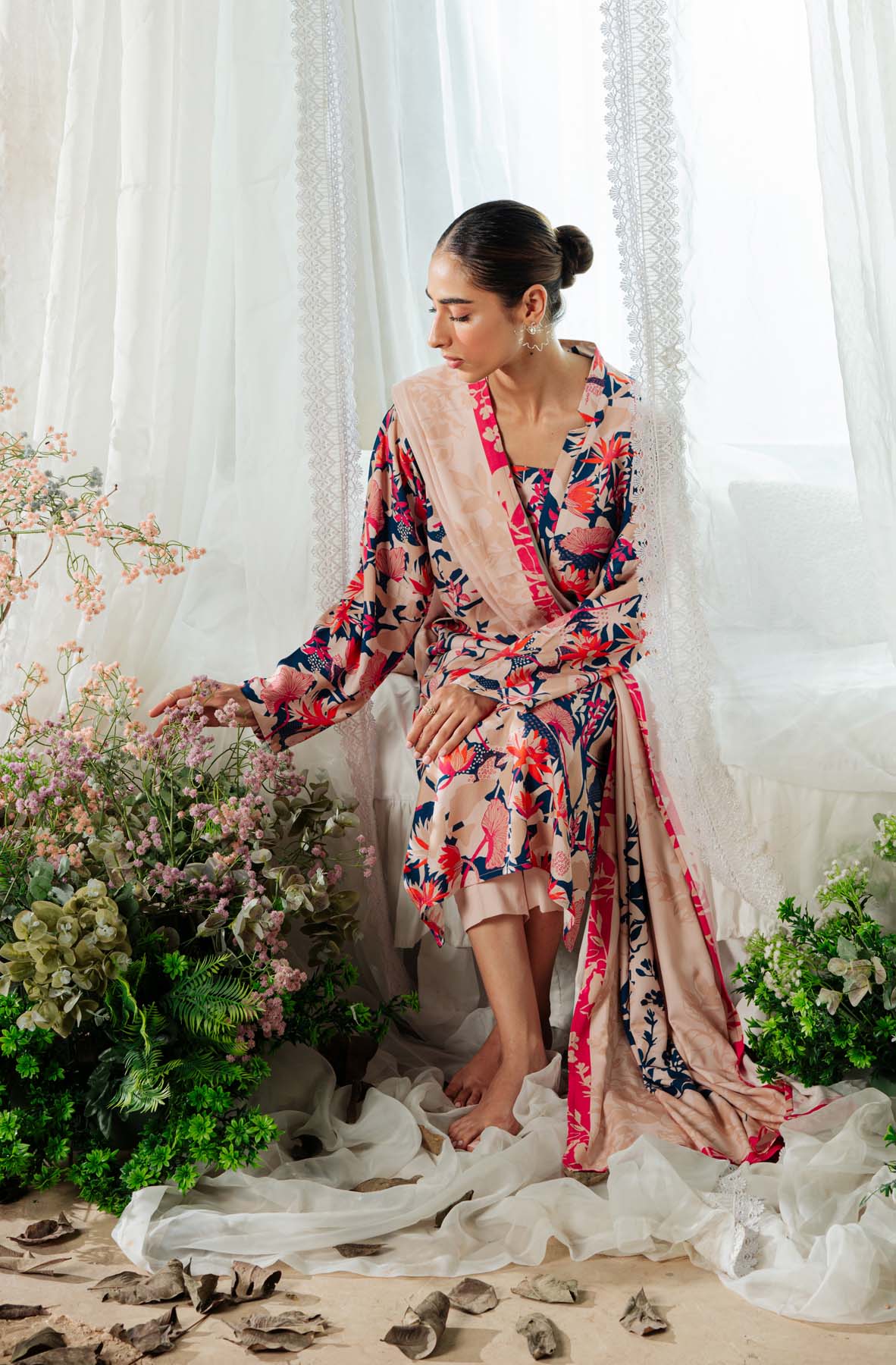 Printed Viscose Crepe 3 Piece