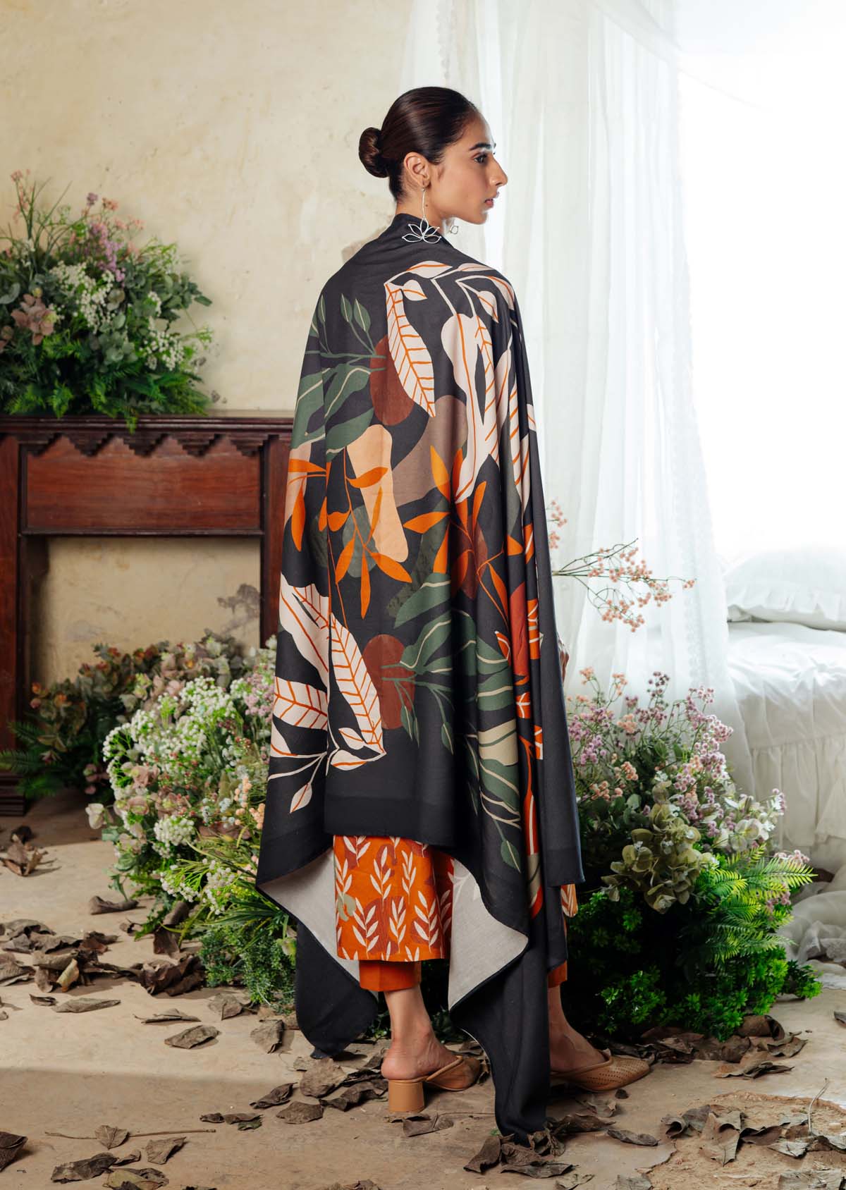 Printed Viscose Crepe 3 Piece
