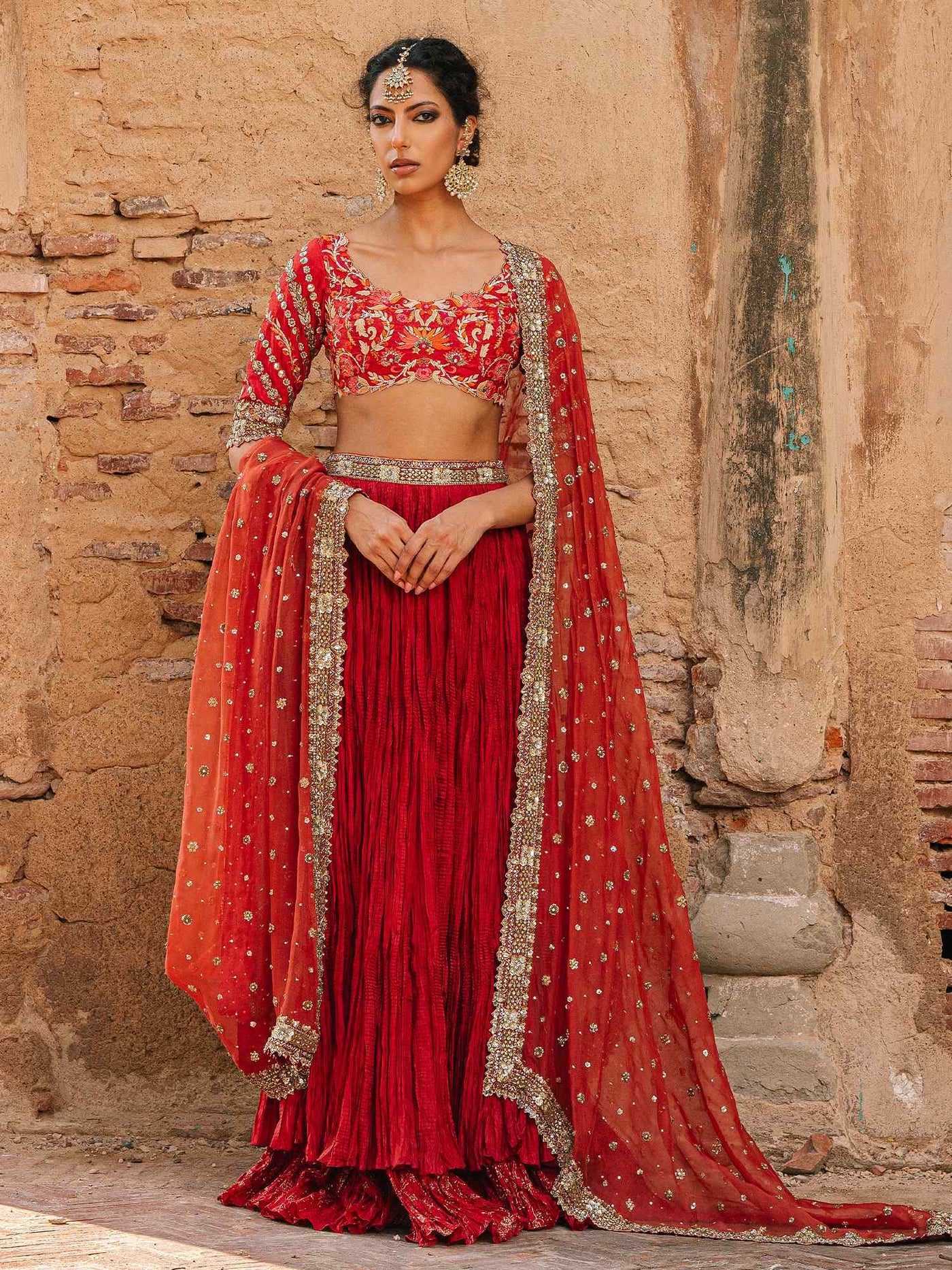 Choli W Dupatta Lehenga