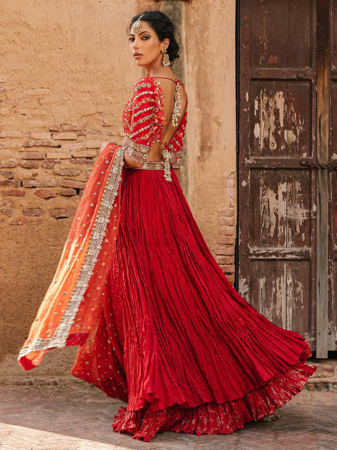 Choli W Dupatta Lehenga
