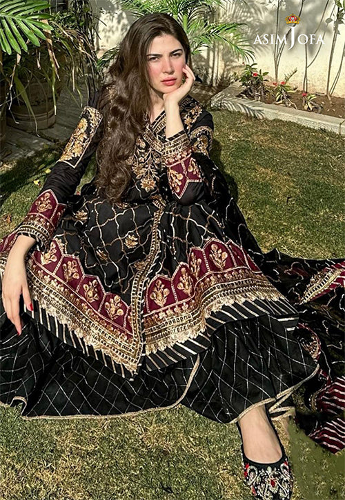 AJLR-29 EMBROIDERED LAWN 3 PCS