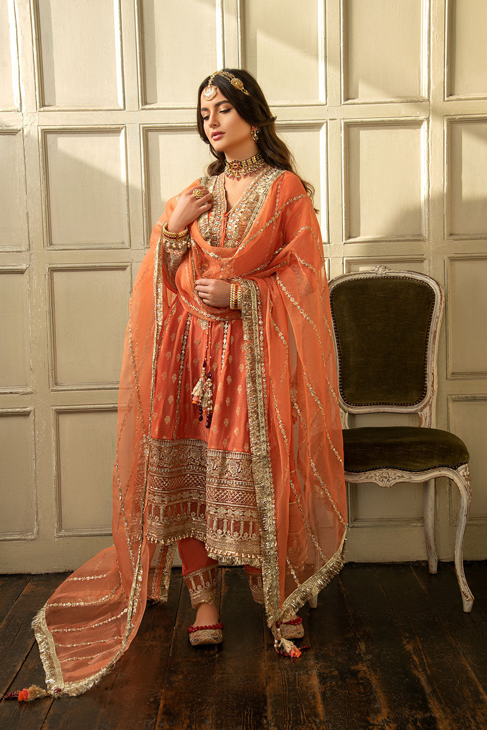 Design 01 Nur Festive Collection '23 Unstitched