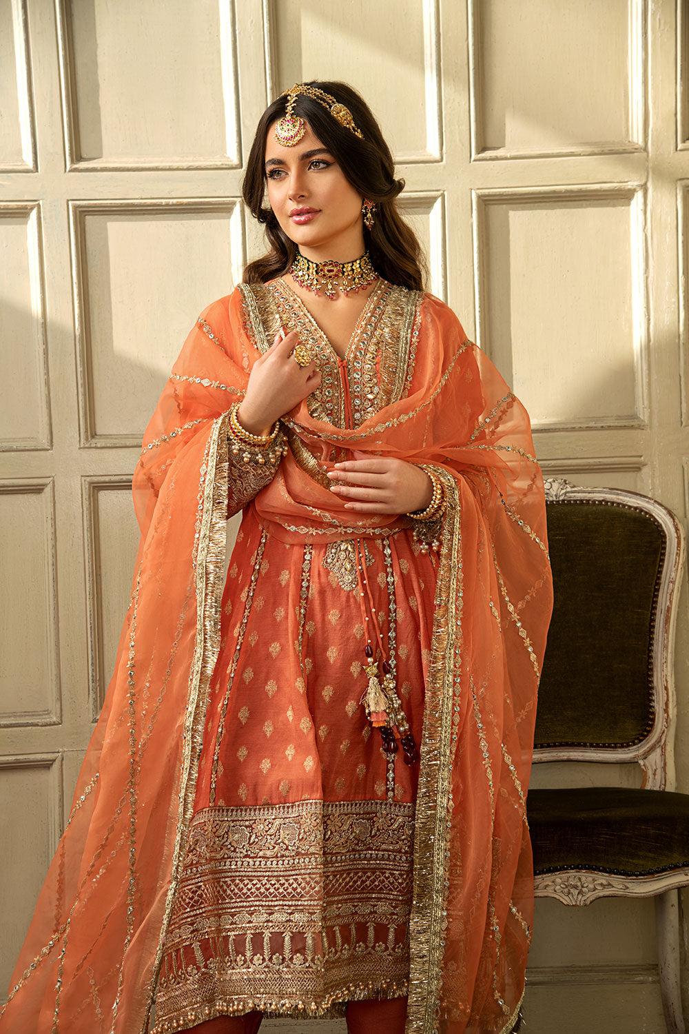 Design 01 Nur Festive Collection '23 Unstitched